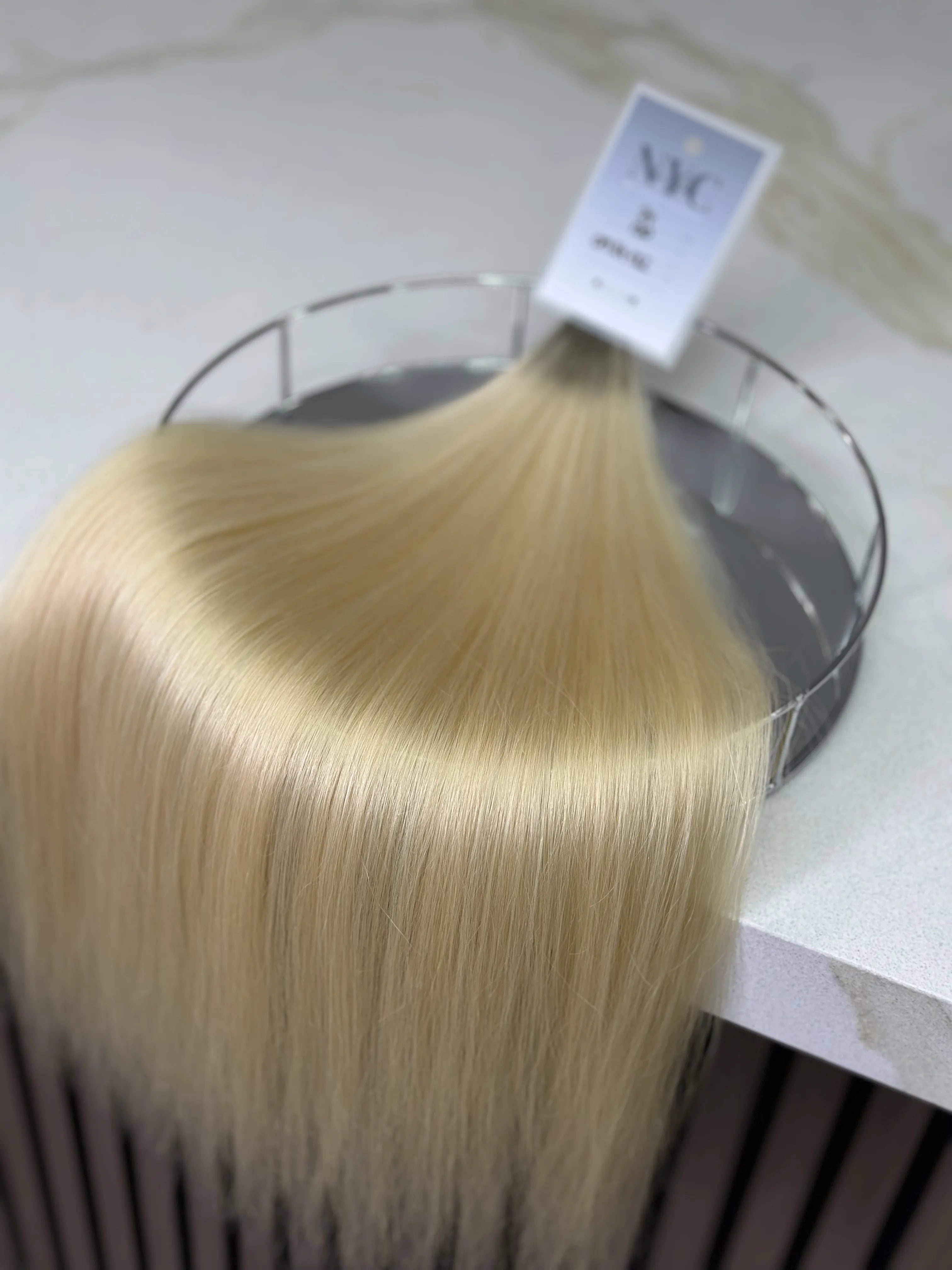 K-tip Slavic hair, colored, straight 24 inch, 80gr, 130str - LUXHAIRNYCSHOP