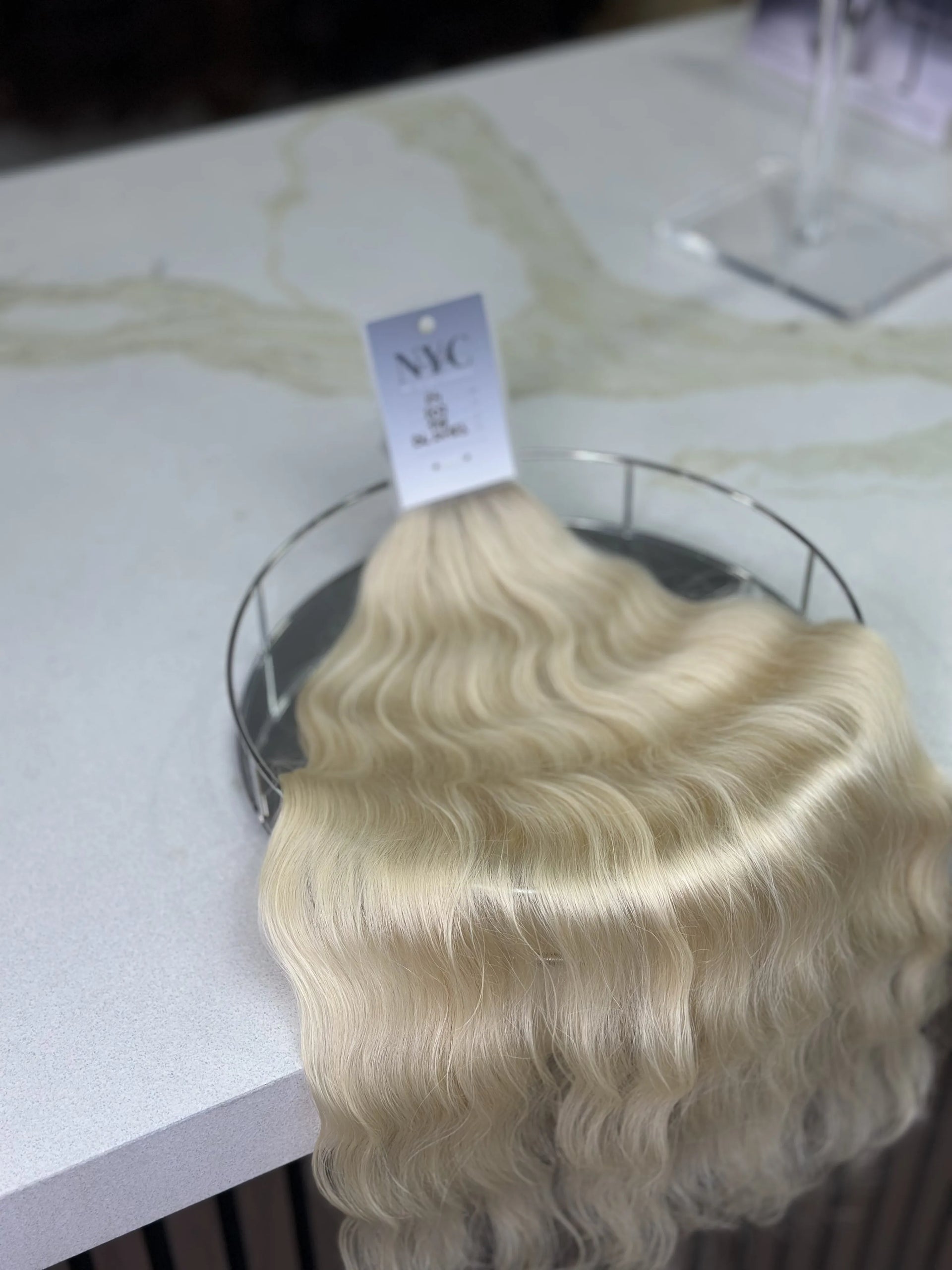 K-tip Slavic hair, colored, wavy 24 inch, 148gr, 207str