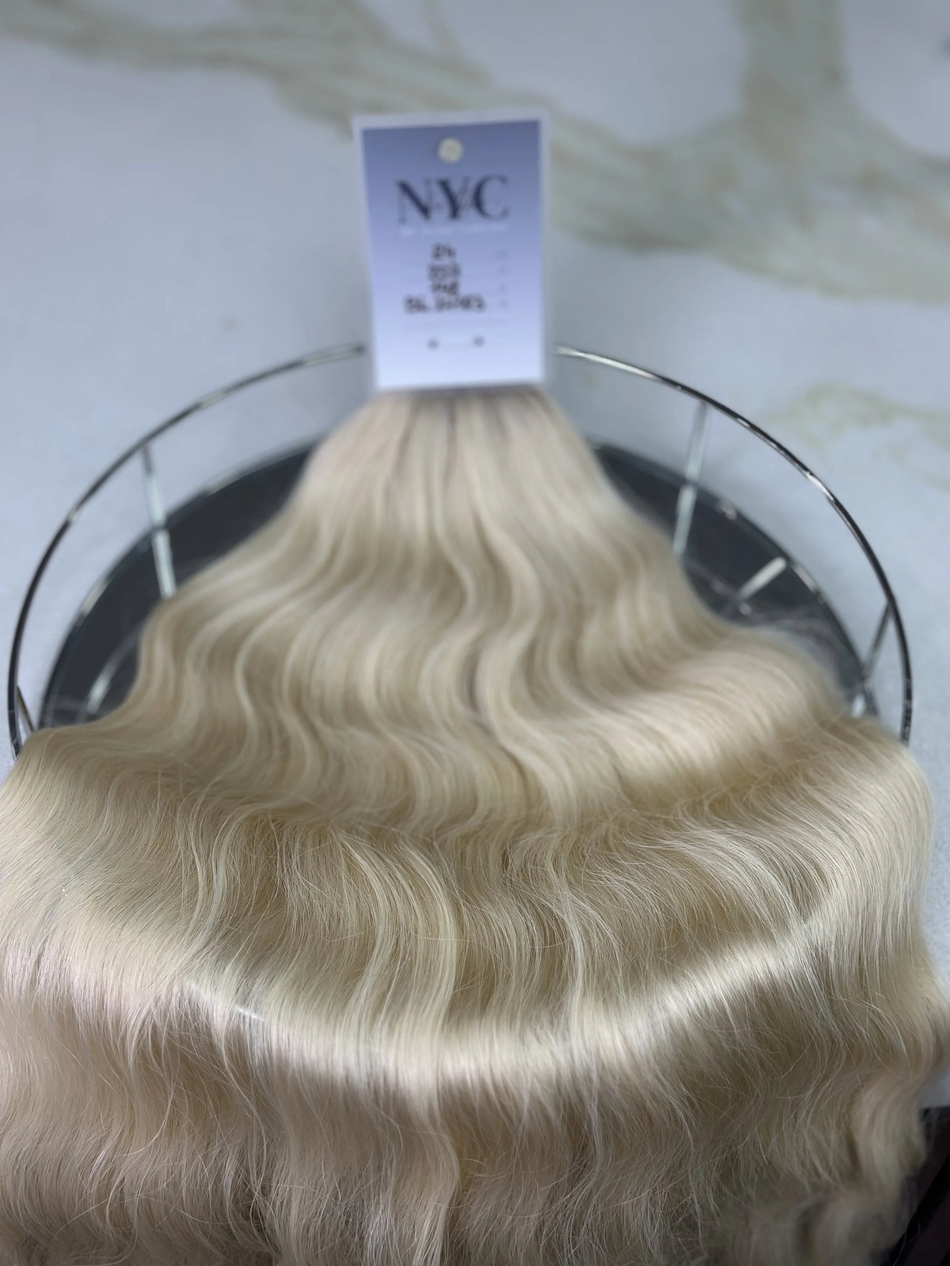 K-tip Slavic hair, colored, wavy 24 inch, 148gr, 207str