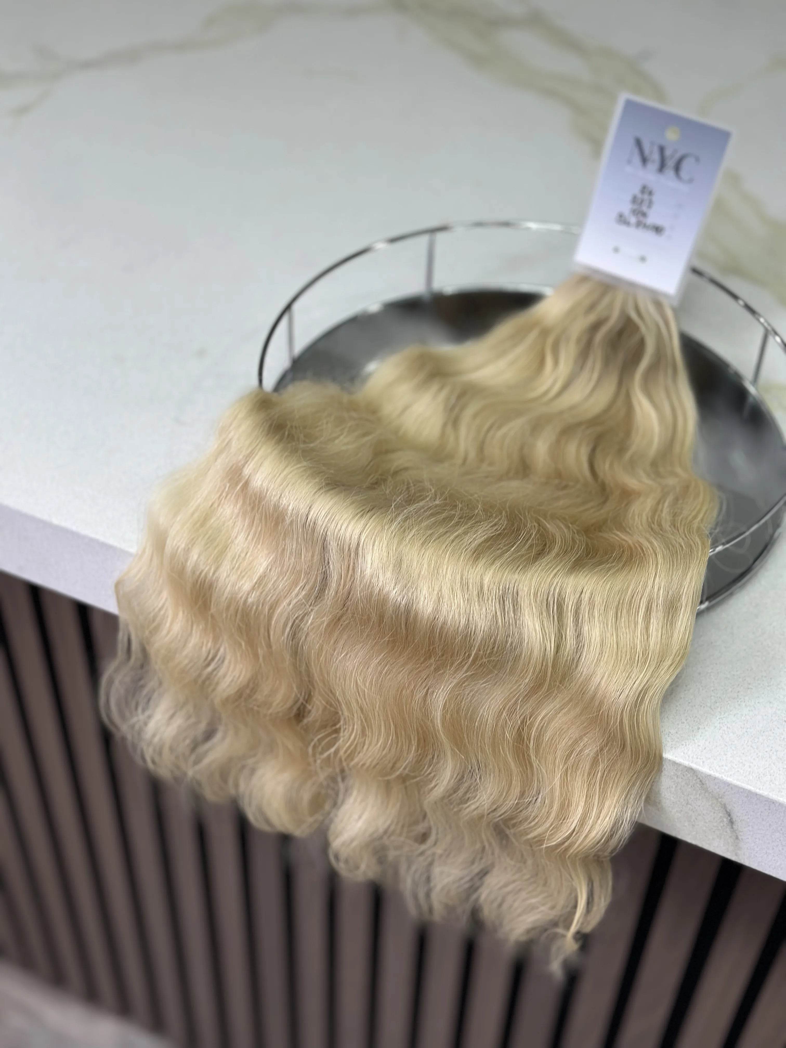 K-tip Slavic hair, colored, wavy 24 inch, 104gr, 207str - LUXHAIRNYCSHOP