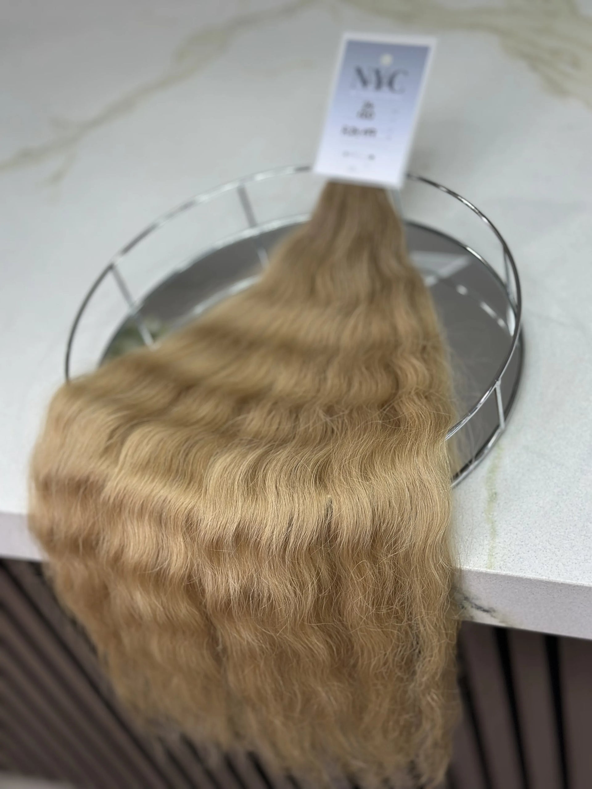 K-tip Slavic hair, colored, wavy 24 inch, 73gr, 120str