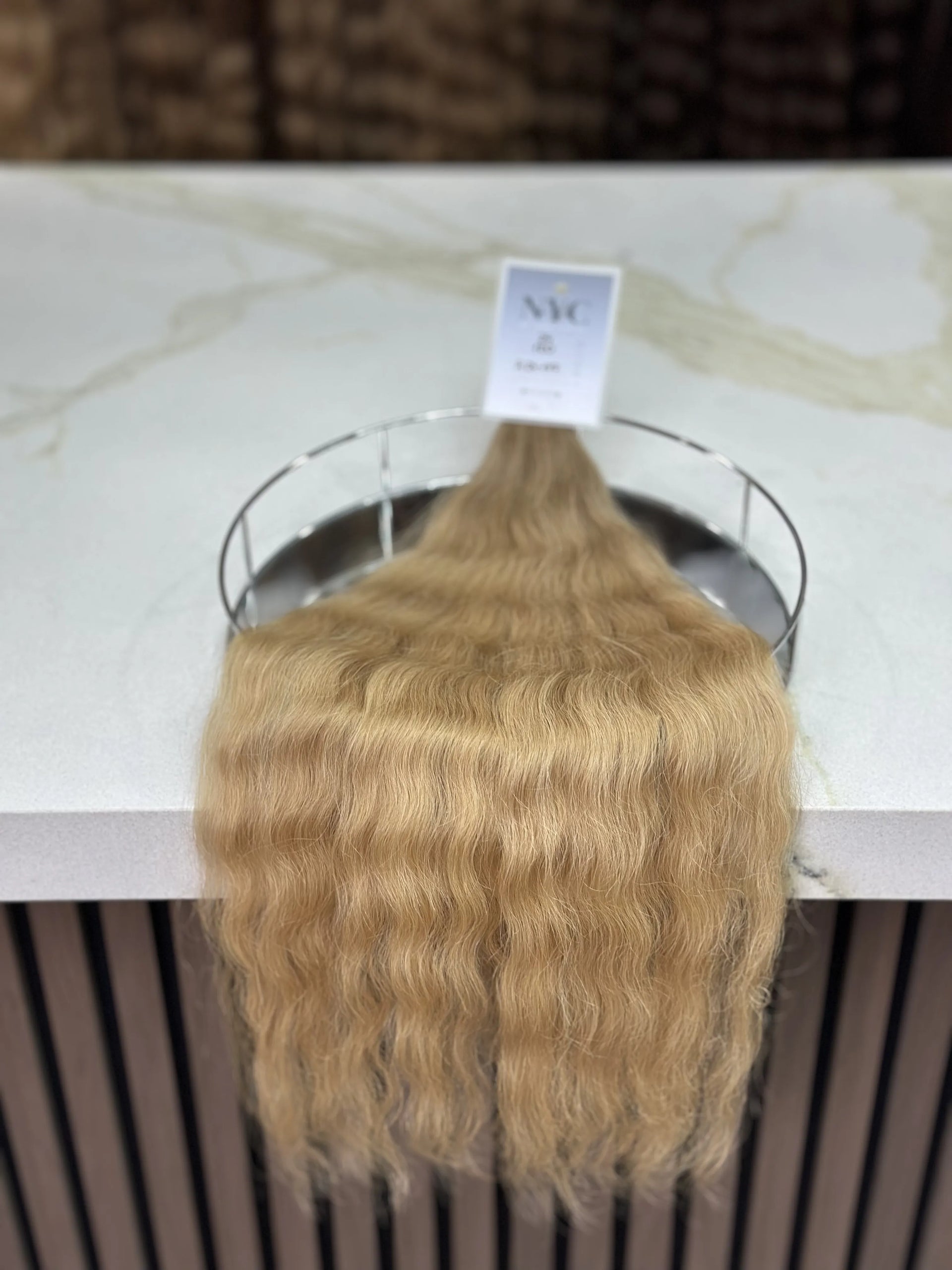 K-tip Slavic hair, colored, wavy 24 inch, 73gr, 120str