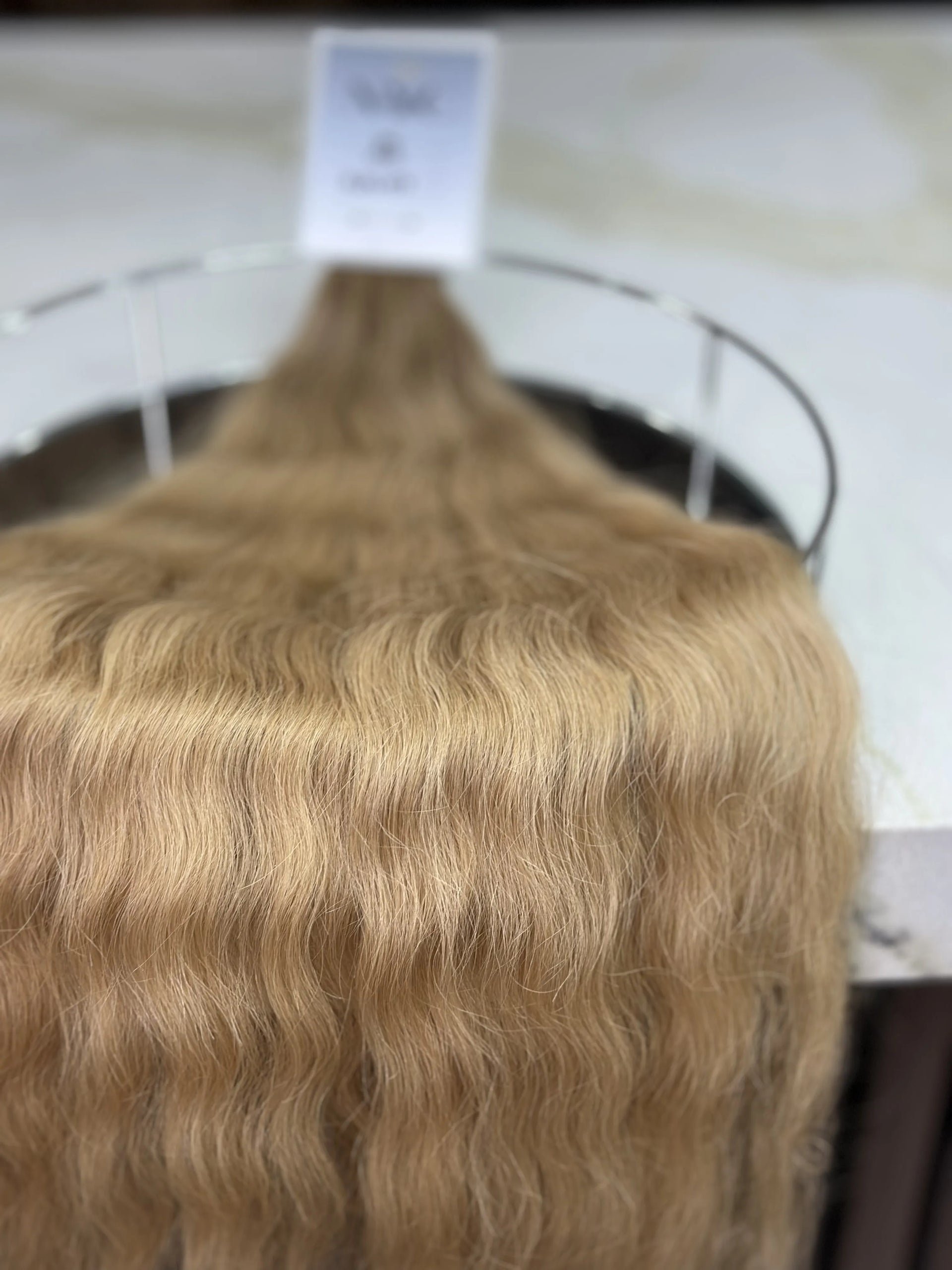 K-tip Slavic hair, colored, wavy 24 inch, 73gr, 120str