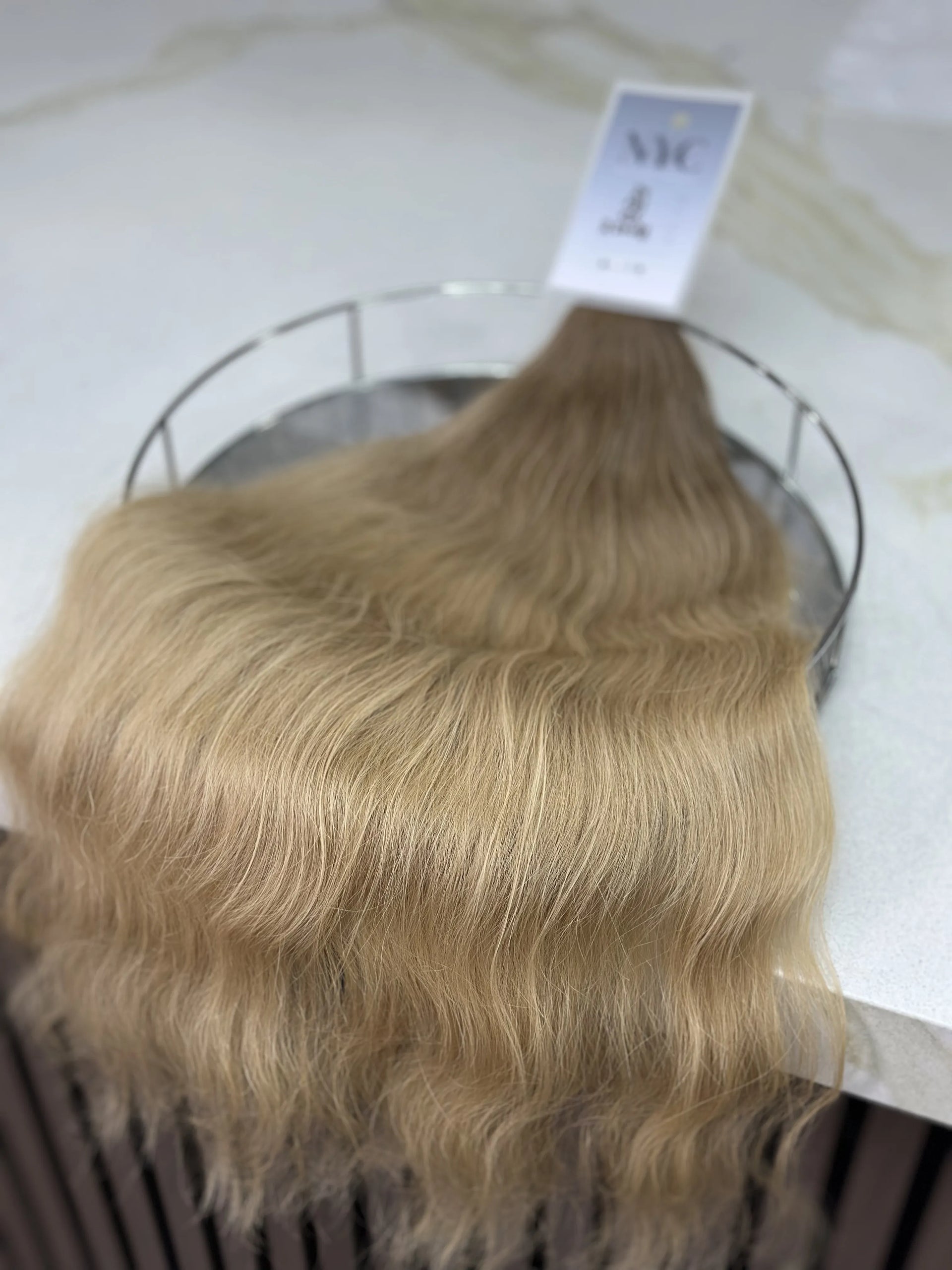 K-tip Slavic hair, colored, wavy 24 inch, 125gr, 191str