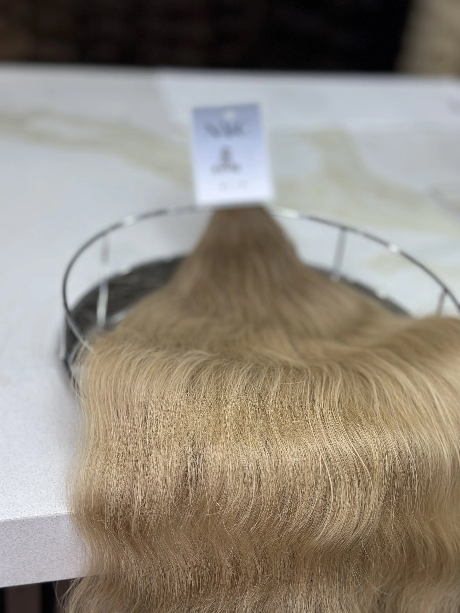 K-tip Slavic hair, colored, wavy 24 inch, 125gr, 191str