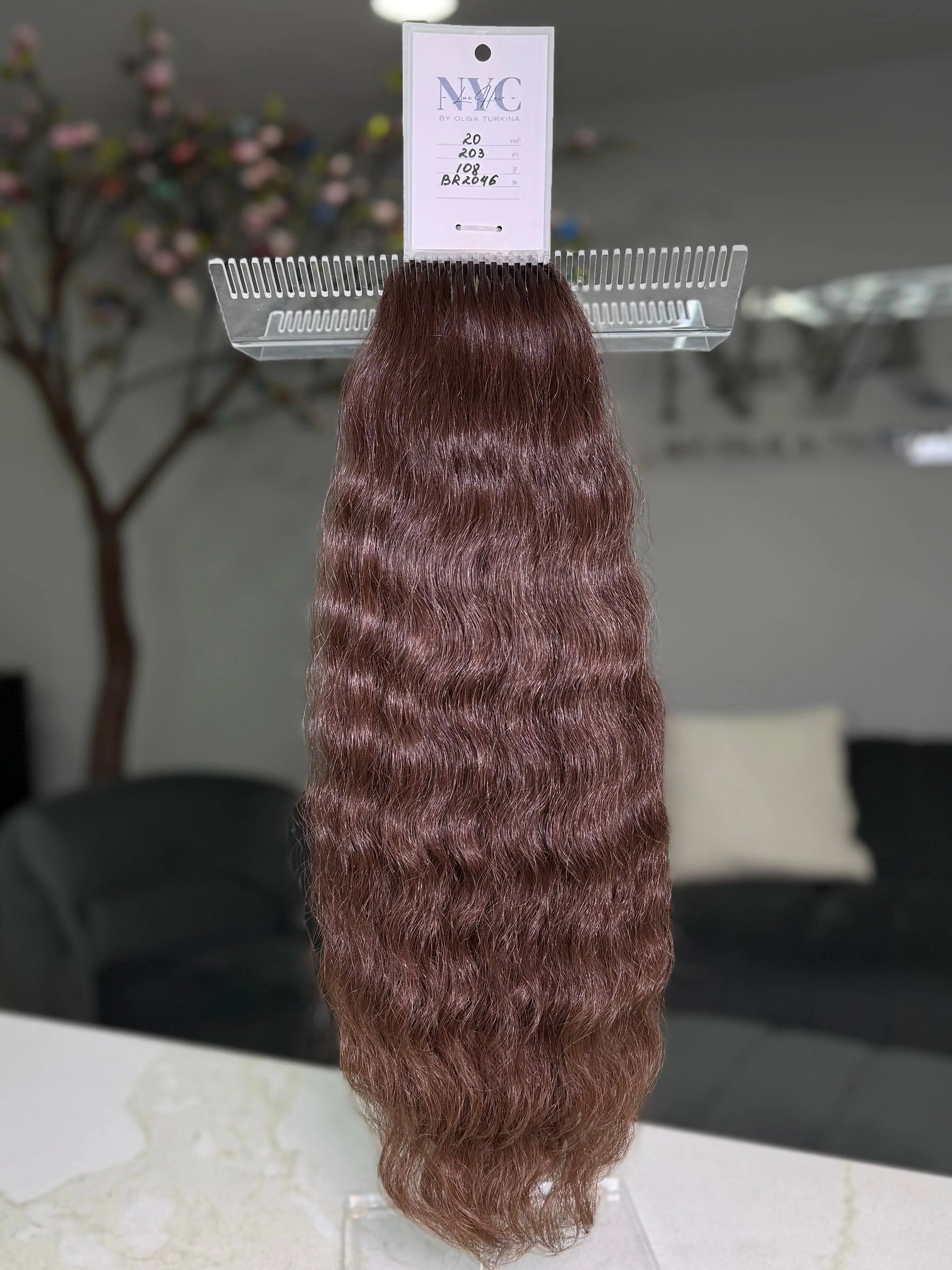 K-Tip Slavic Hair Bundle – Mixed Colors, Curly/Wavy LUXHAIRNYCSHOP