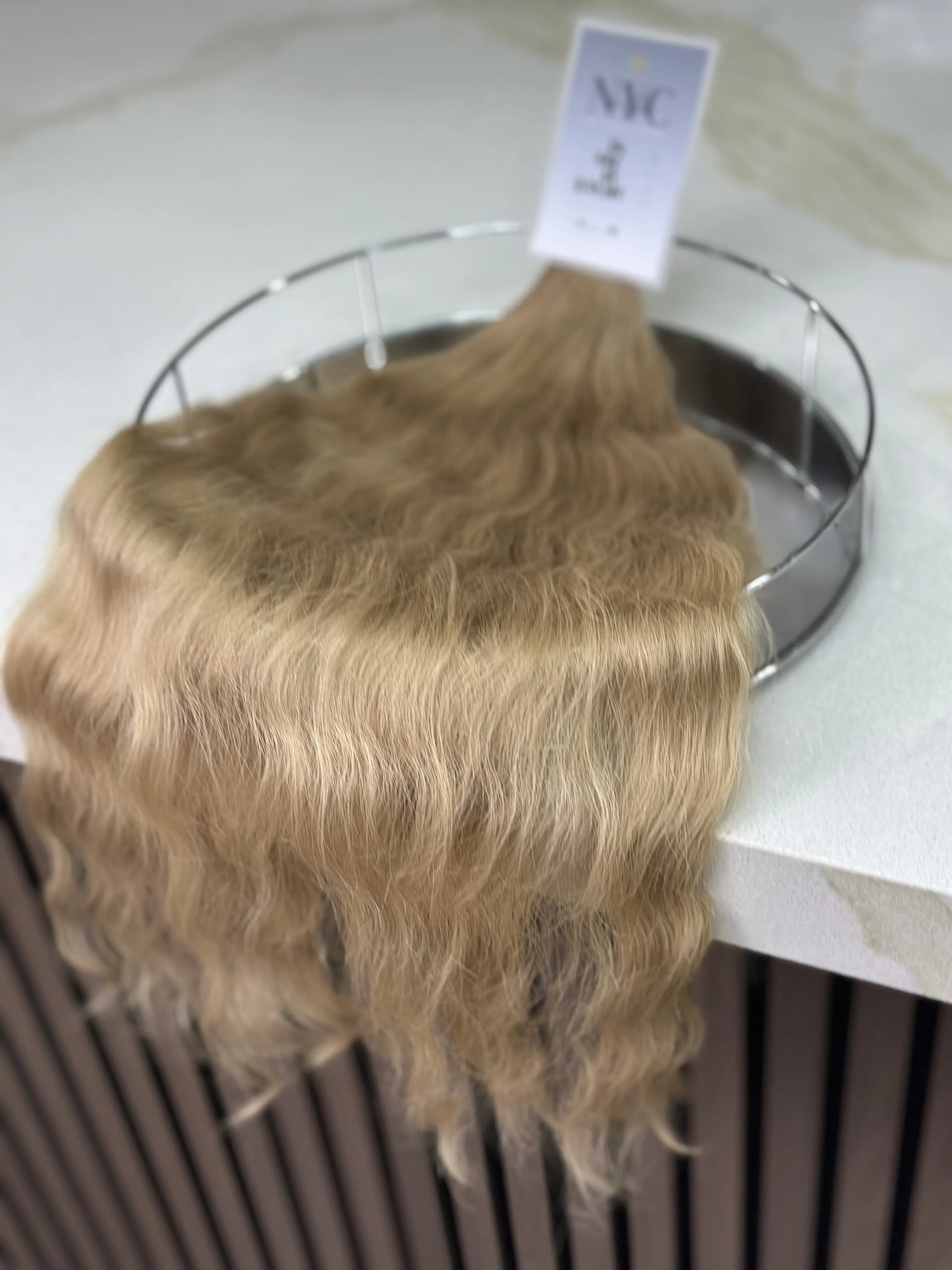 K-tip Slavic hair, colored, wavy 24 inch, 87gr, 166str