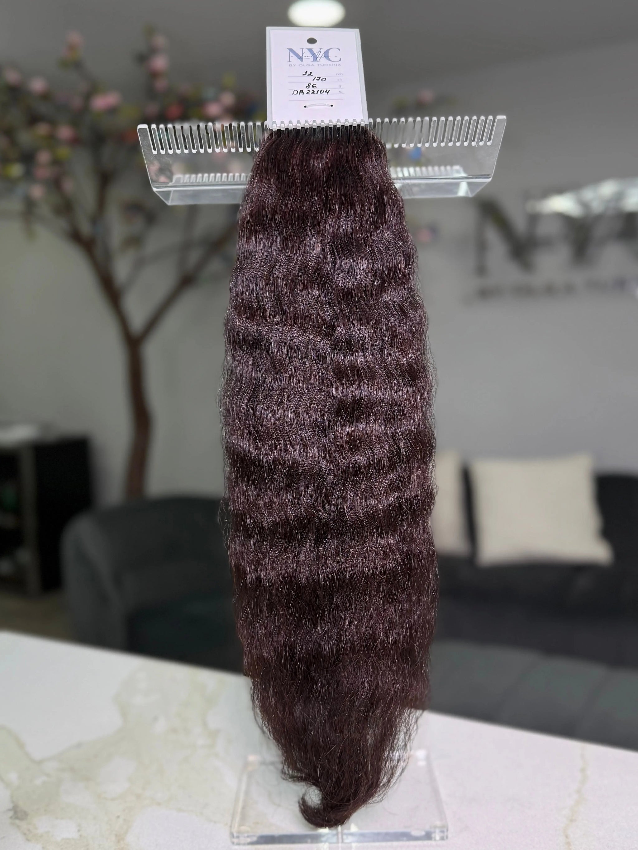 K-Tip Slavic Hair Bundle – Mixed Colors, Curly/Wavy LUXHAIRNYCSHOP