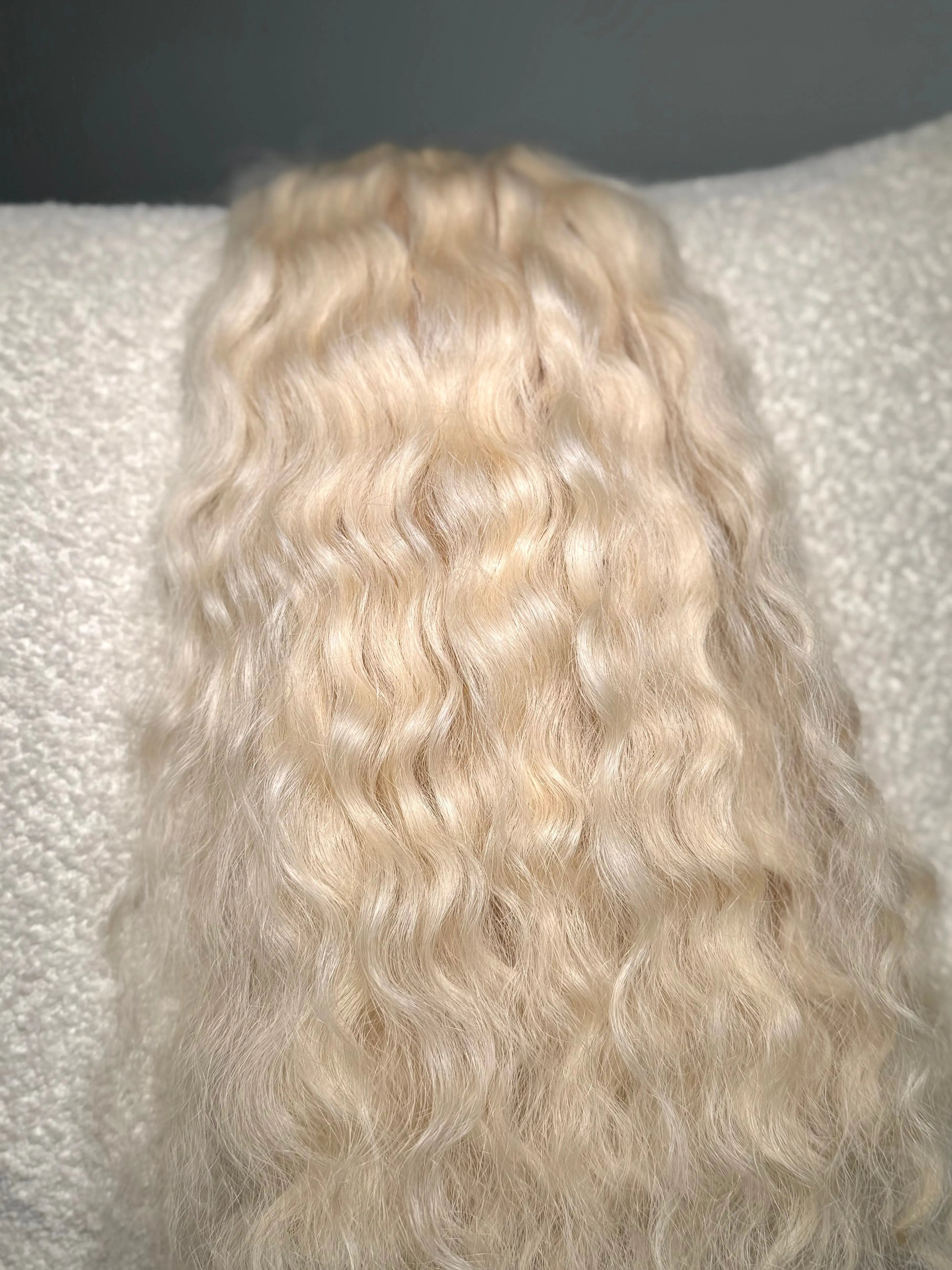 K-tip Slavic Hair Bundle - Mixed Colors, Curly/Wavy, 22 inch, 4 Pieces, 512gr Total LUXHAIRNYCSHOP