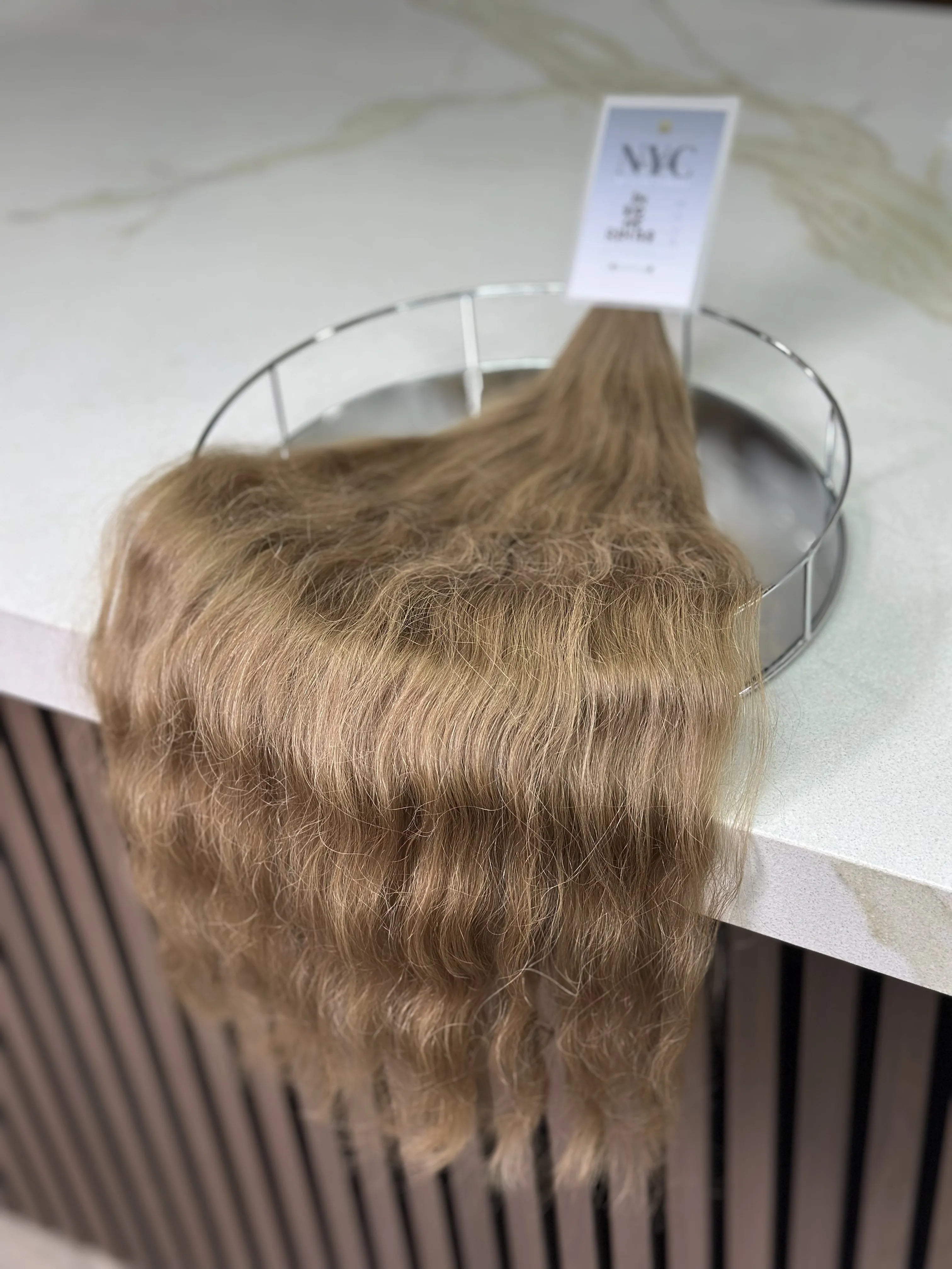 K-tip Slavic hair, colored, wavy 24 inch, 1115gr, 210str - LUXHAIRNYCSHOP