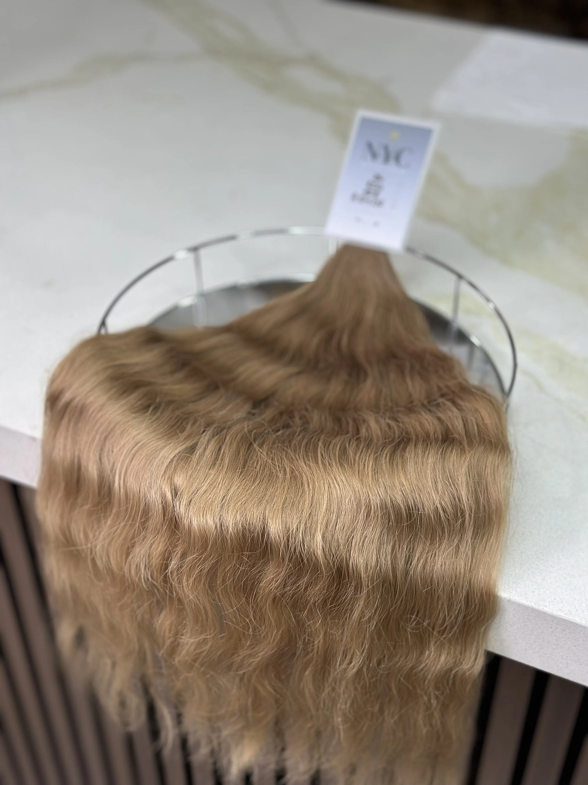 K-tip Slavic hair, colored, wavy 24 inch, 109gr, 203str