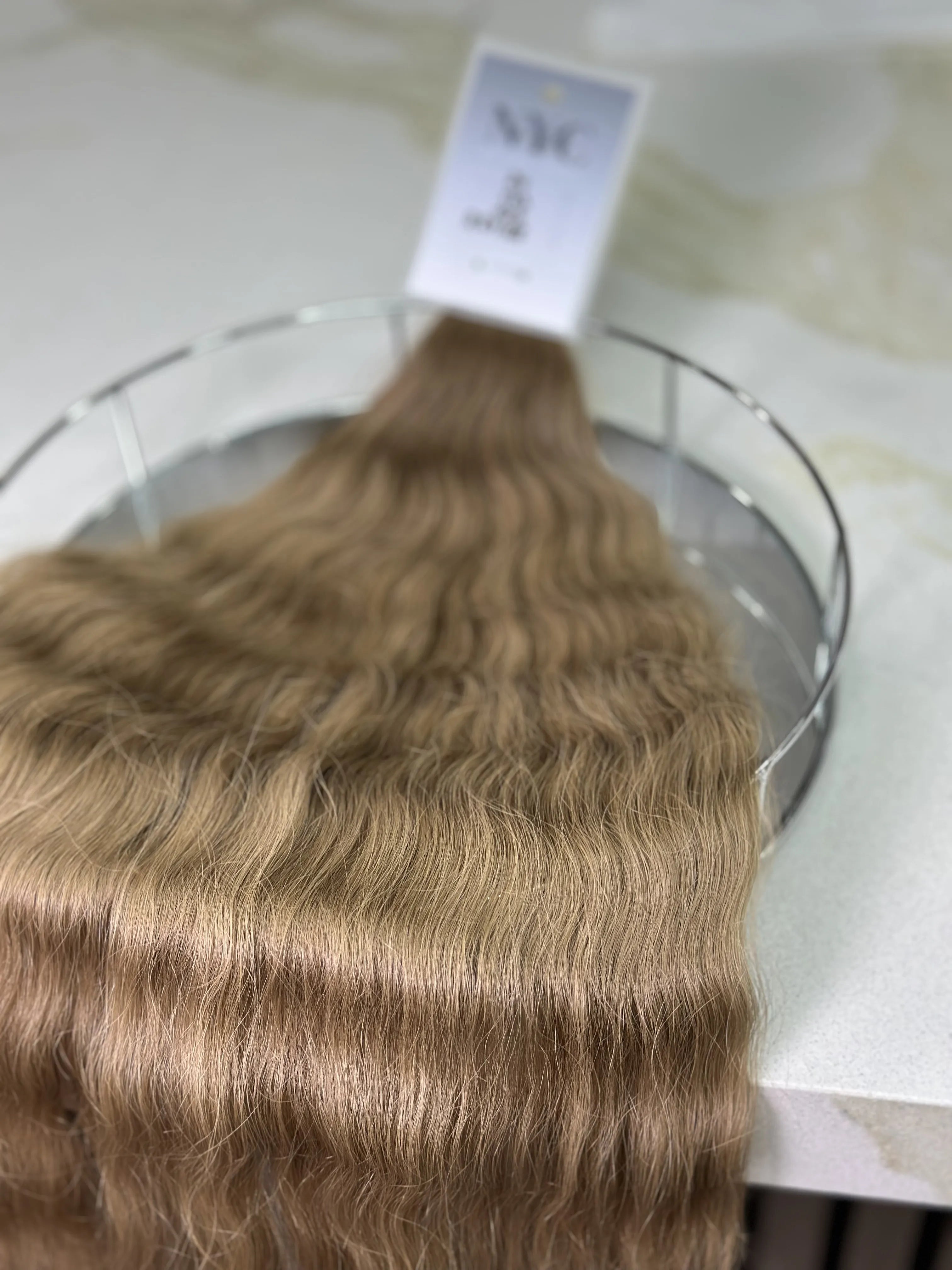 K-tip Slavic hair, colored, wavy 24 inch, 103gr, 173str - LUXHAIRNYCSHOP