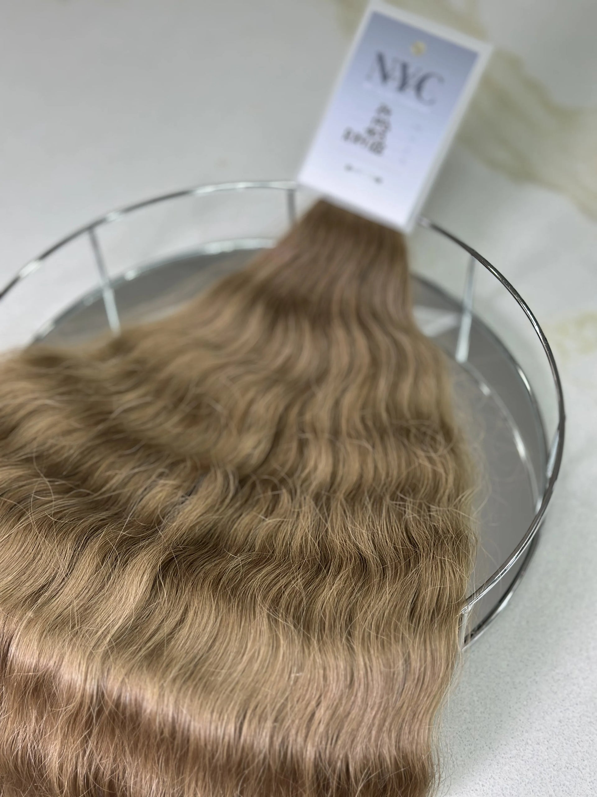 K-tip Slavic hair, colored, wavy 24 inch, 103gr, 173str