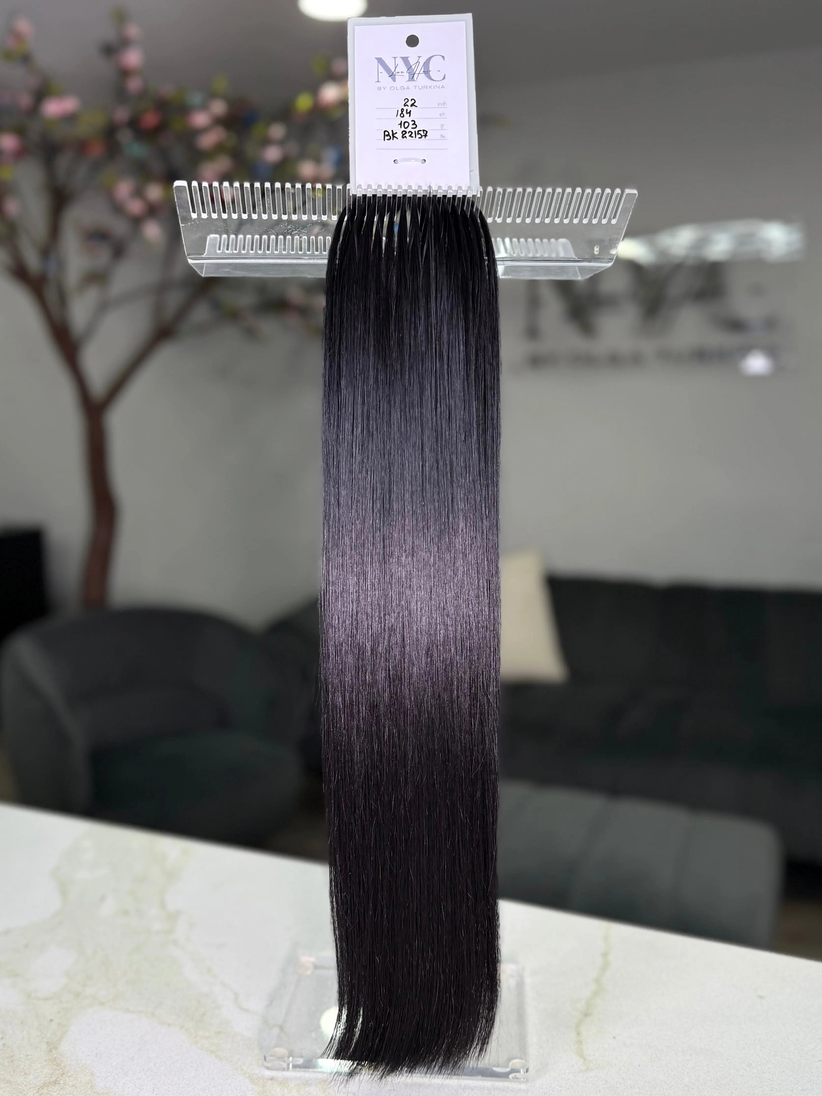 K-Tip Slavic Hair Bundle – Mixed Colors, Straight/Wavy LUXHAIRNYCSHOP