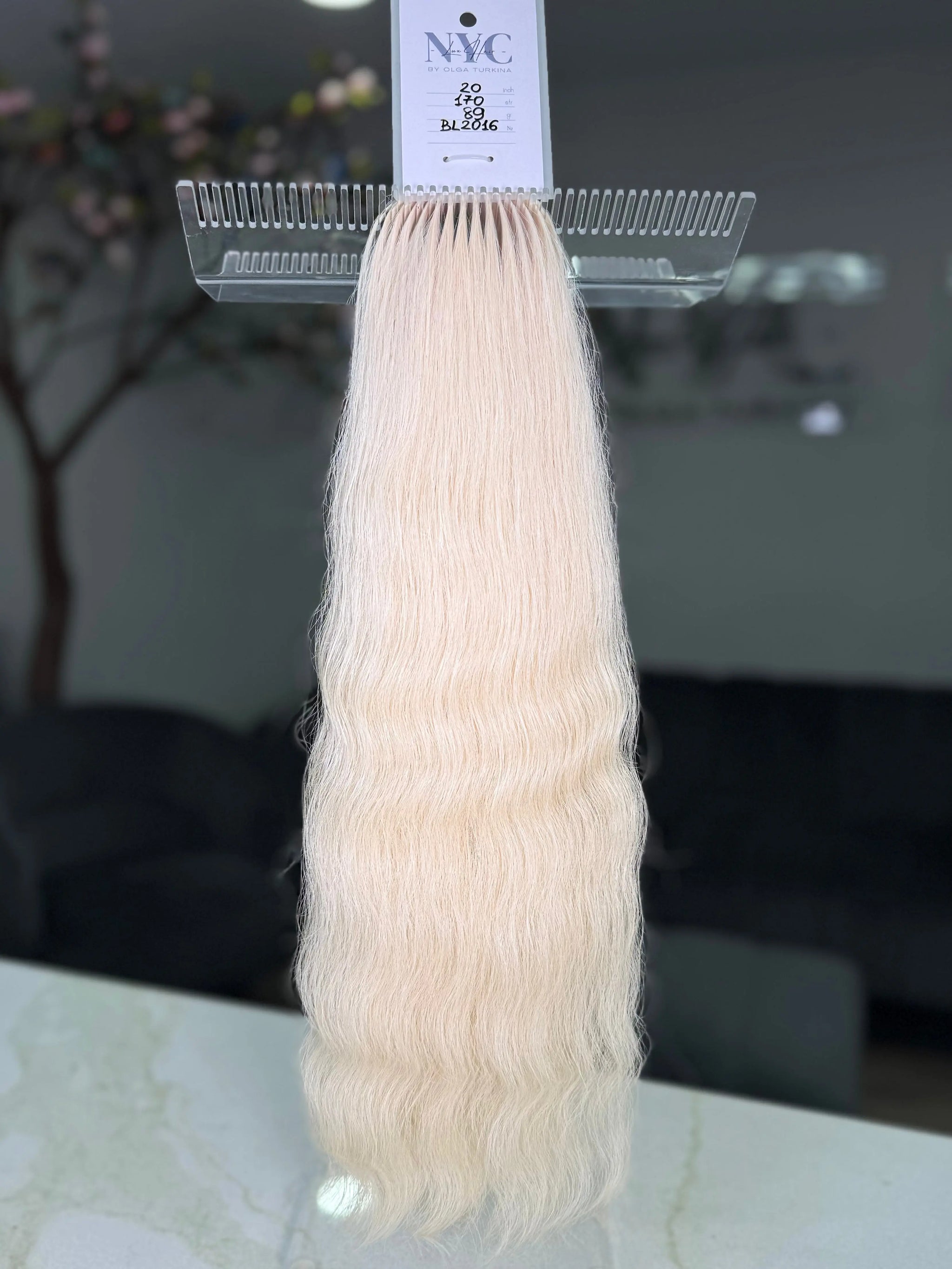 K-Tip Slavic Hair Bundle – Mixed Colors, Straight/Wavy LUXHAIRNYCSHOP