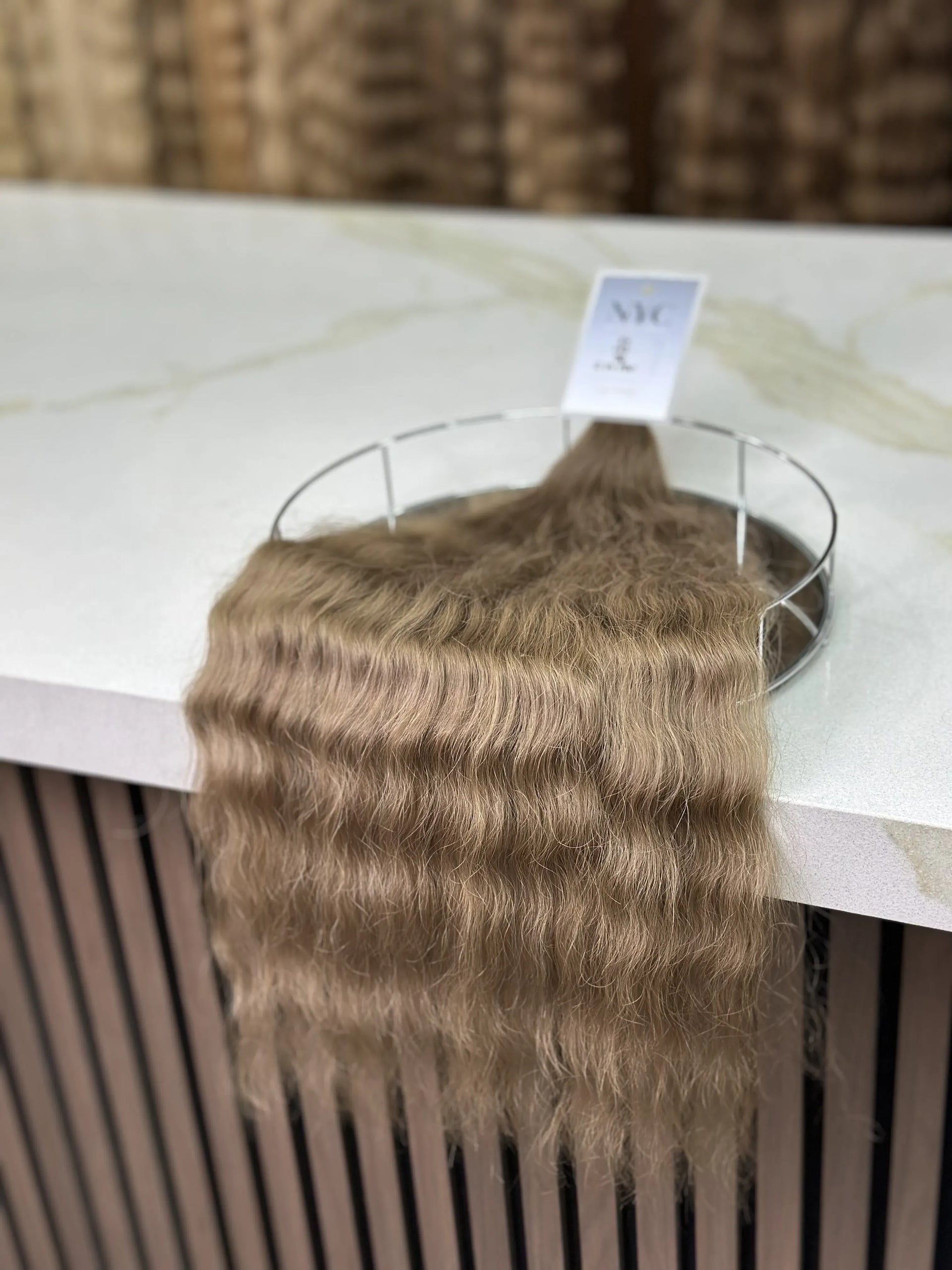 K-tip Slavic hair, colored, wavy 24 inch, 96gr, 172str