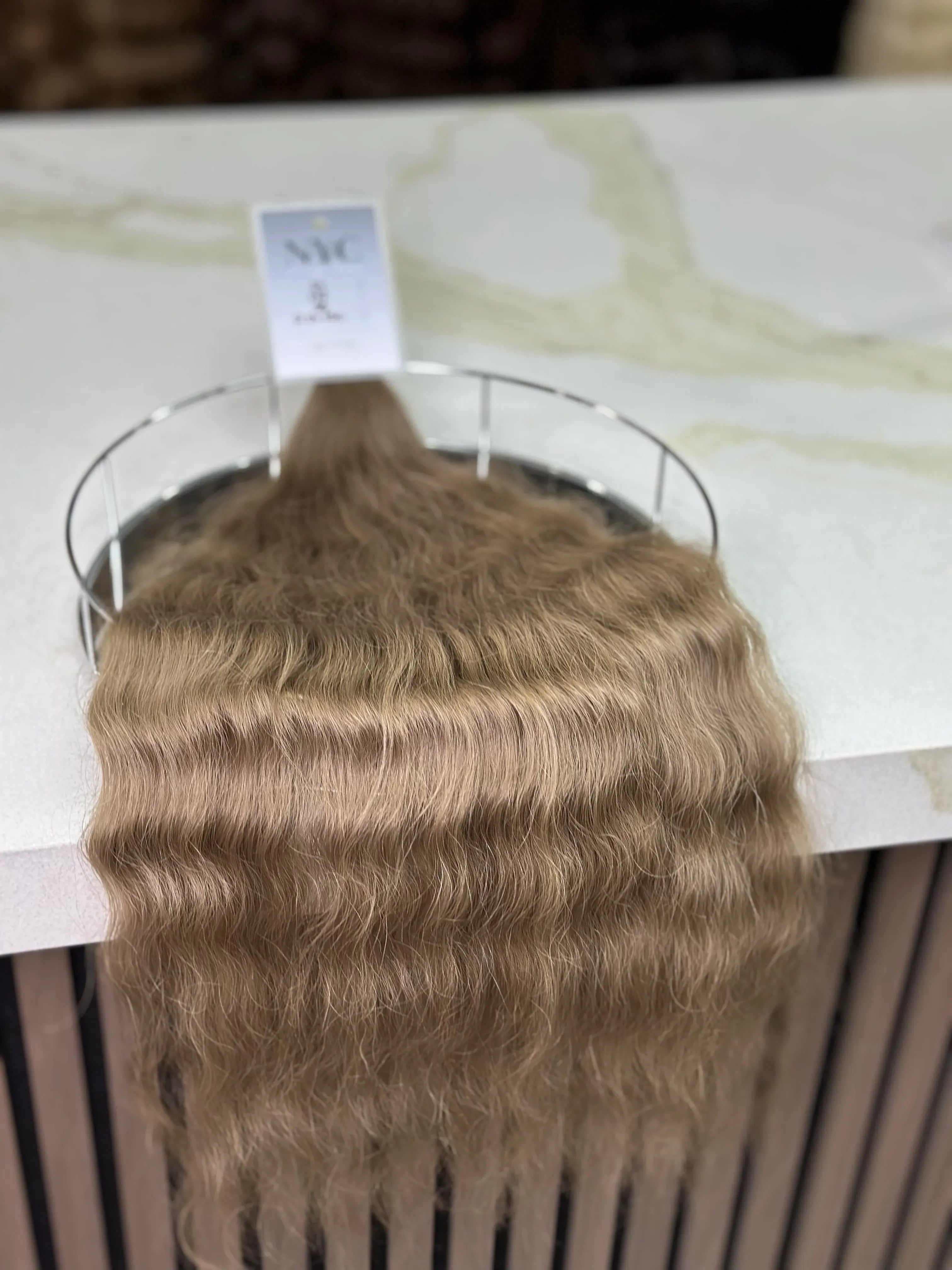 K-tip Slavic hair, colored, wavy 24 inch, 96gr, 172str - LUXHAIRNYCSHOP