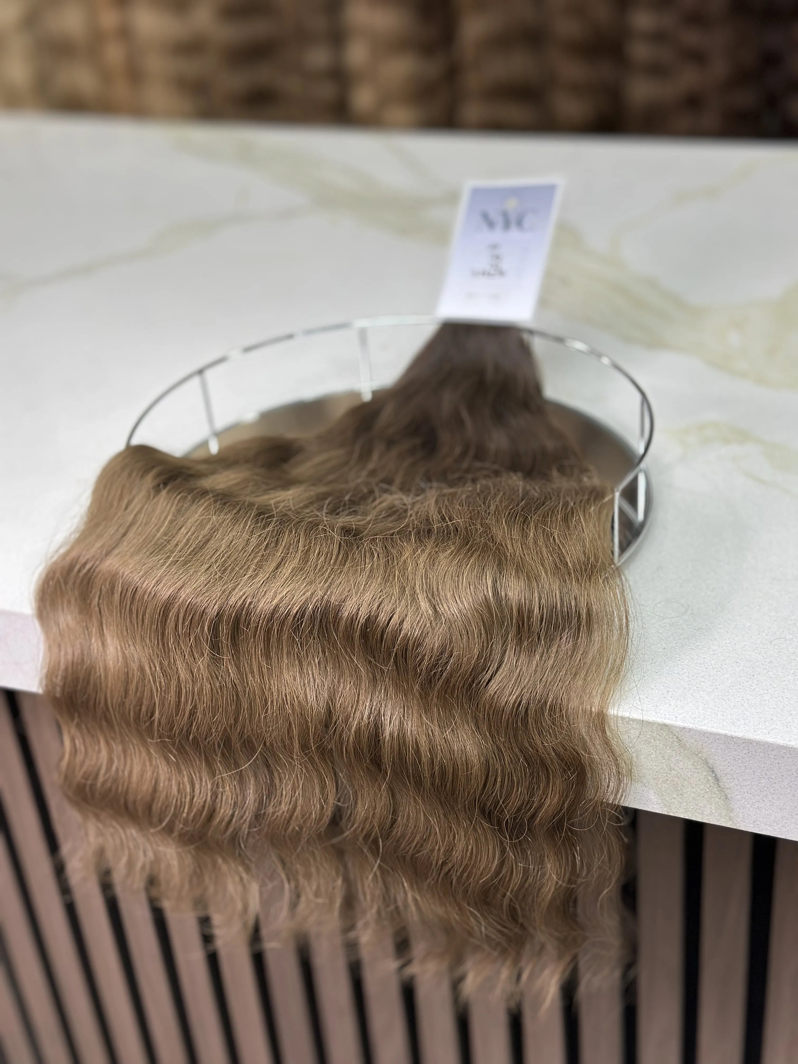 K-tip Slavic hair, colored, wavy 24 inch, 132gr, 198str - LUXHAIRNYCSHOP