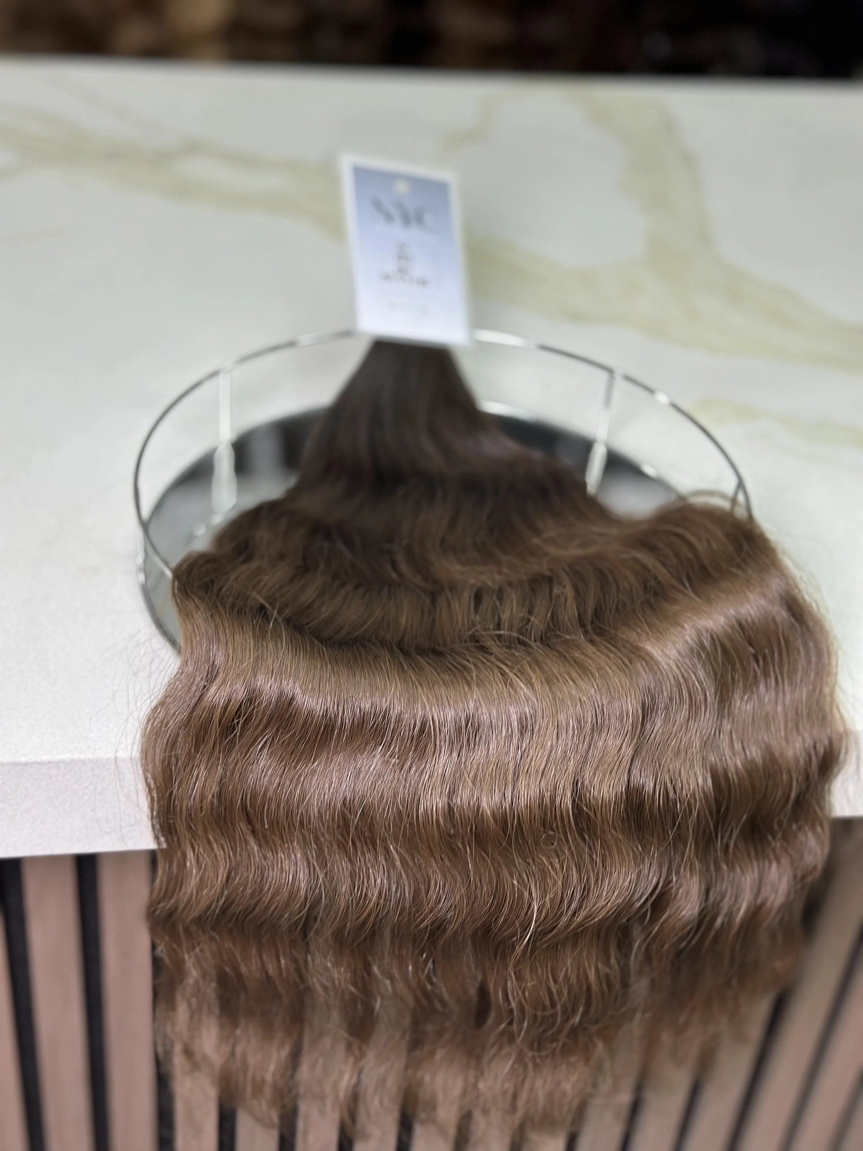 K-tip Slavic hair, colored, wavy 24 inch, 124gr, 189str - LUXHAIRNYCSHOP
