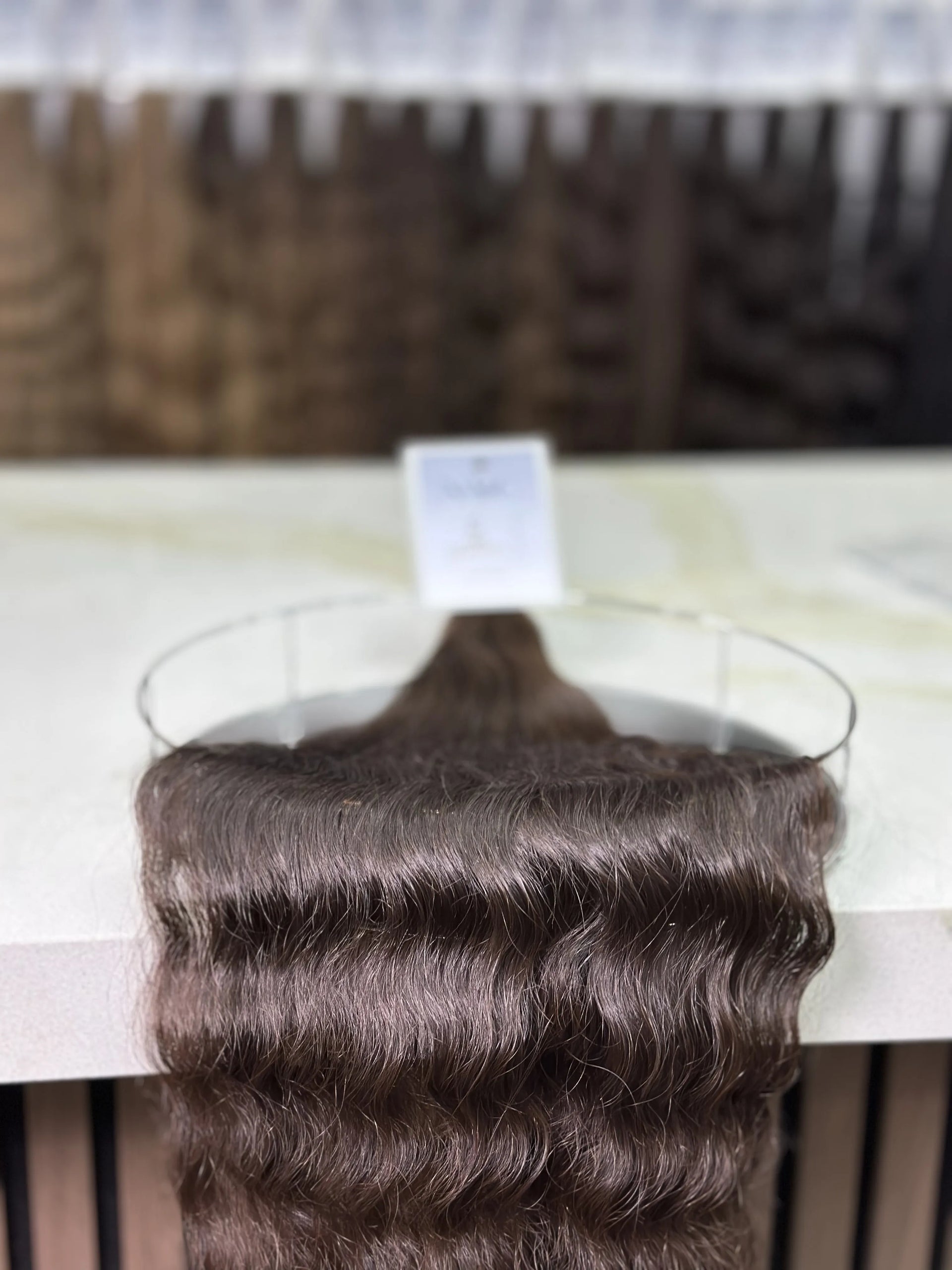 K-tip Slavic hair, colored, wavy 24 inch, 120gr, 221str