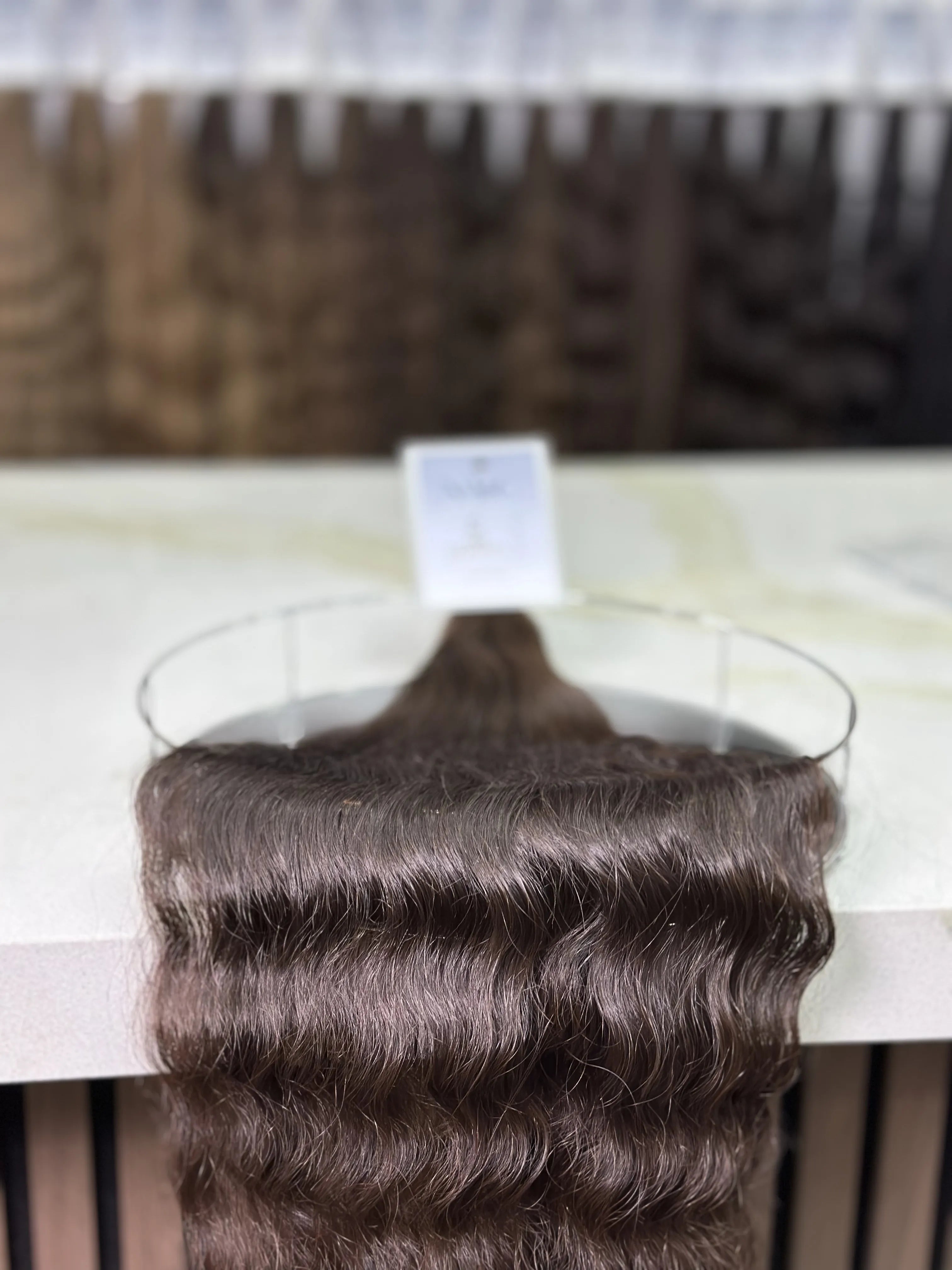 K-tip Slavic hair, colored, wavy 24 inch, 120gr, 221str - LUXHAIRNYCSHOP