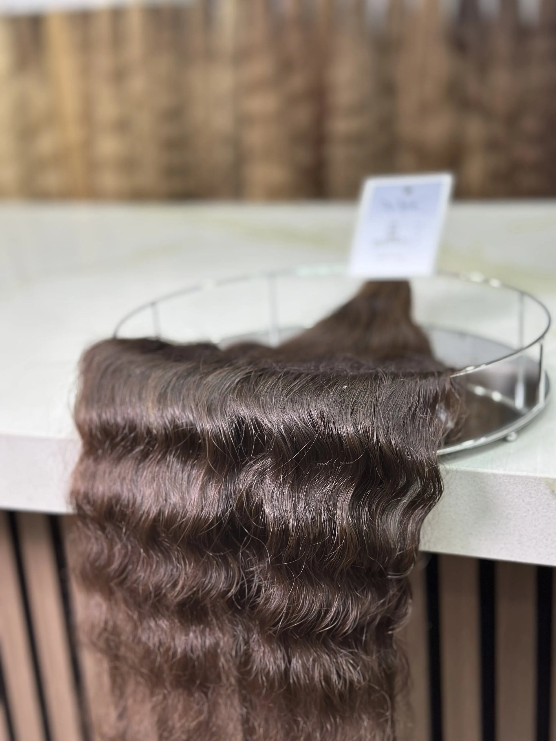 K-tip Slavic hair, colored, wavy 24 inch, 120gr, 221str