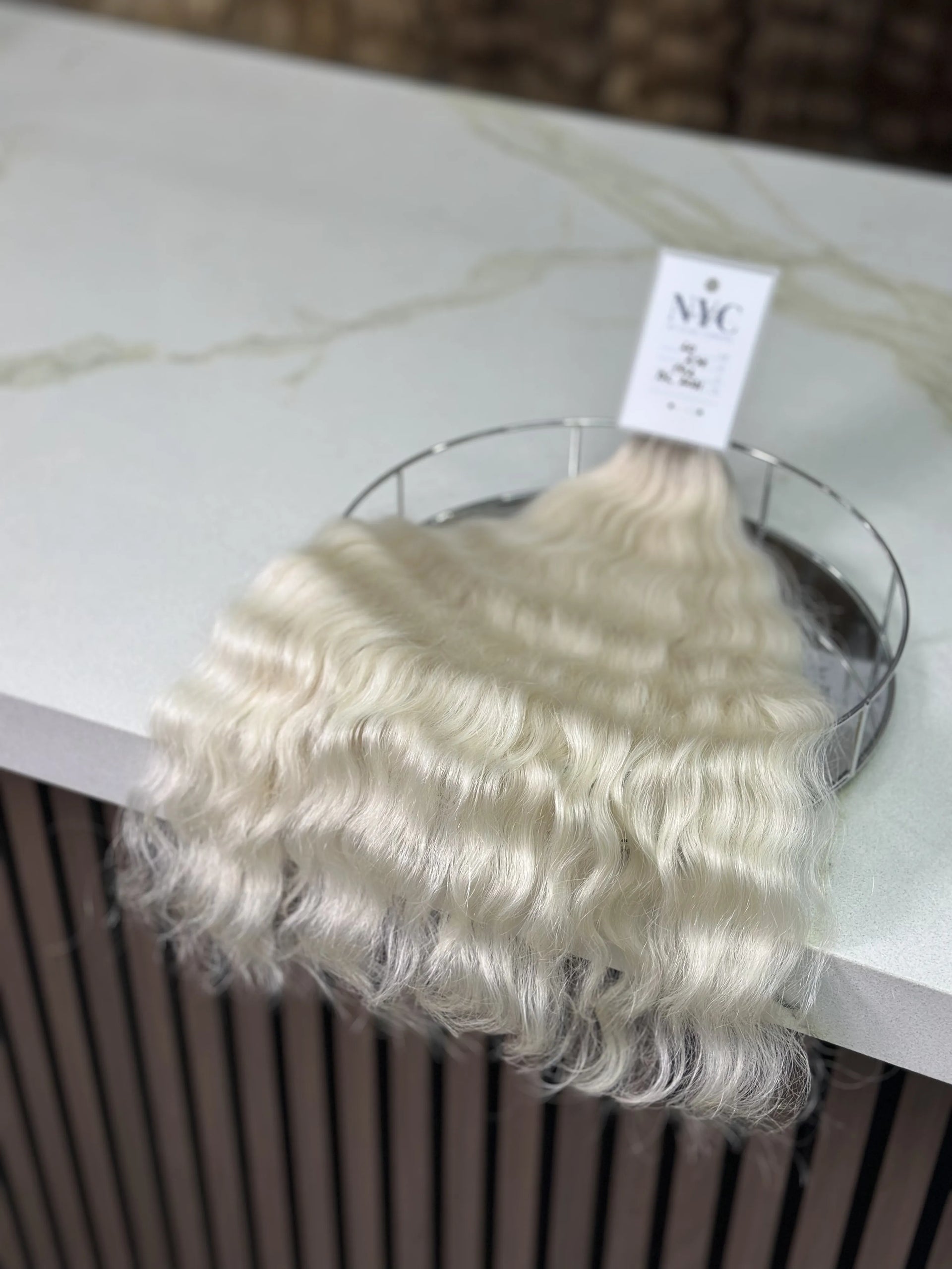 K-tip Slavic hair, colored, curly 20 inch, 142gr, 234str