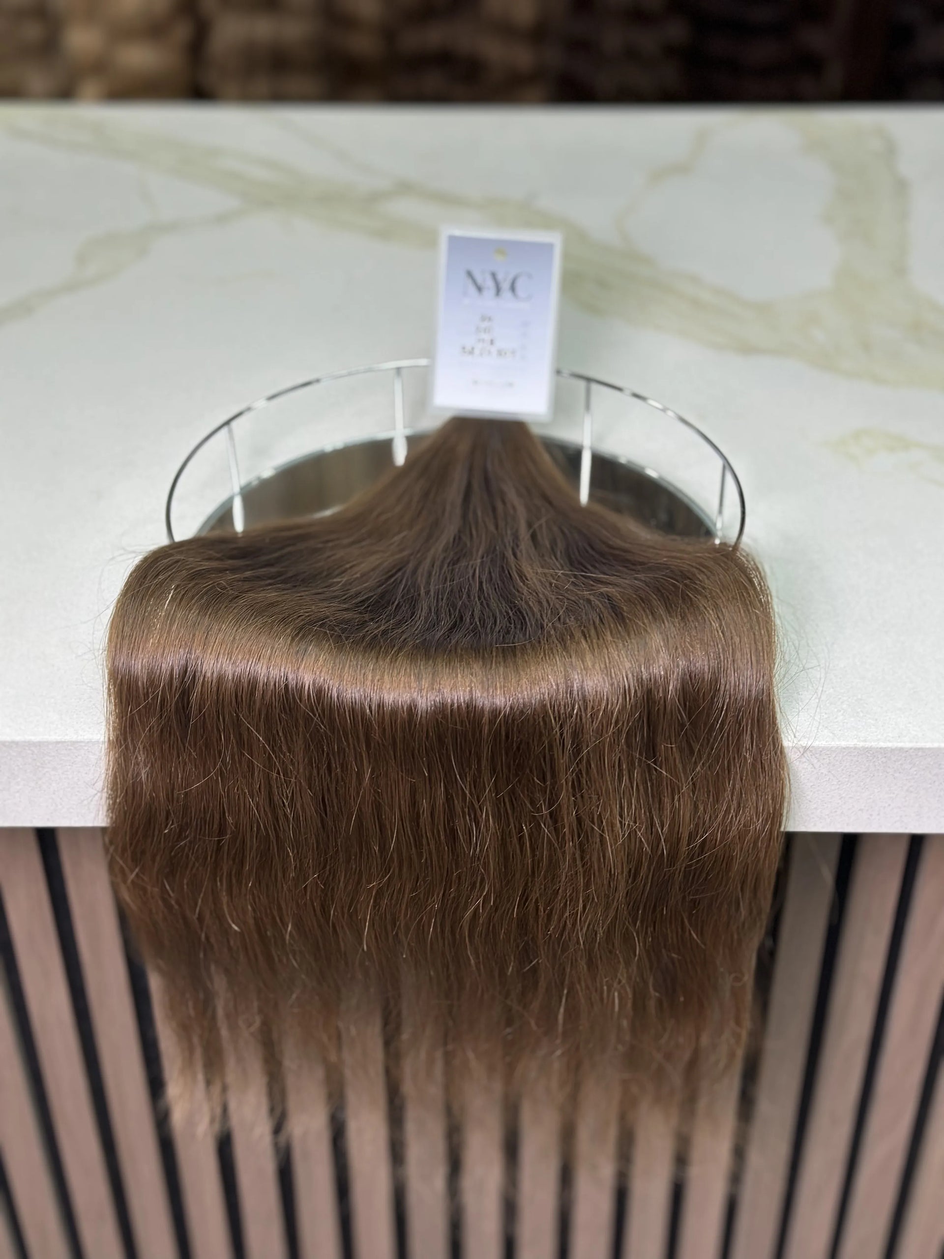 K-tip Slavic hair, colored, wavy 24 inch, 149gr, 210str