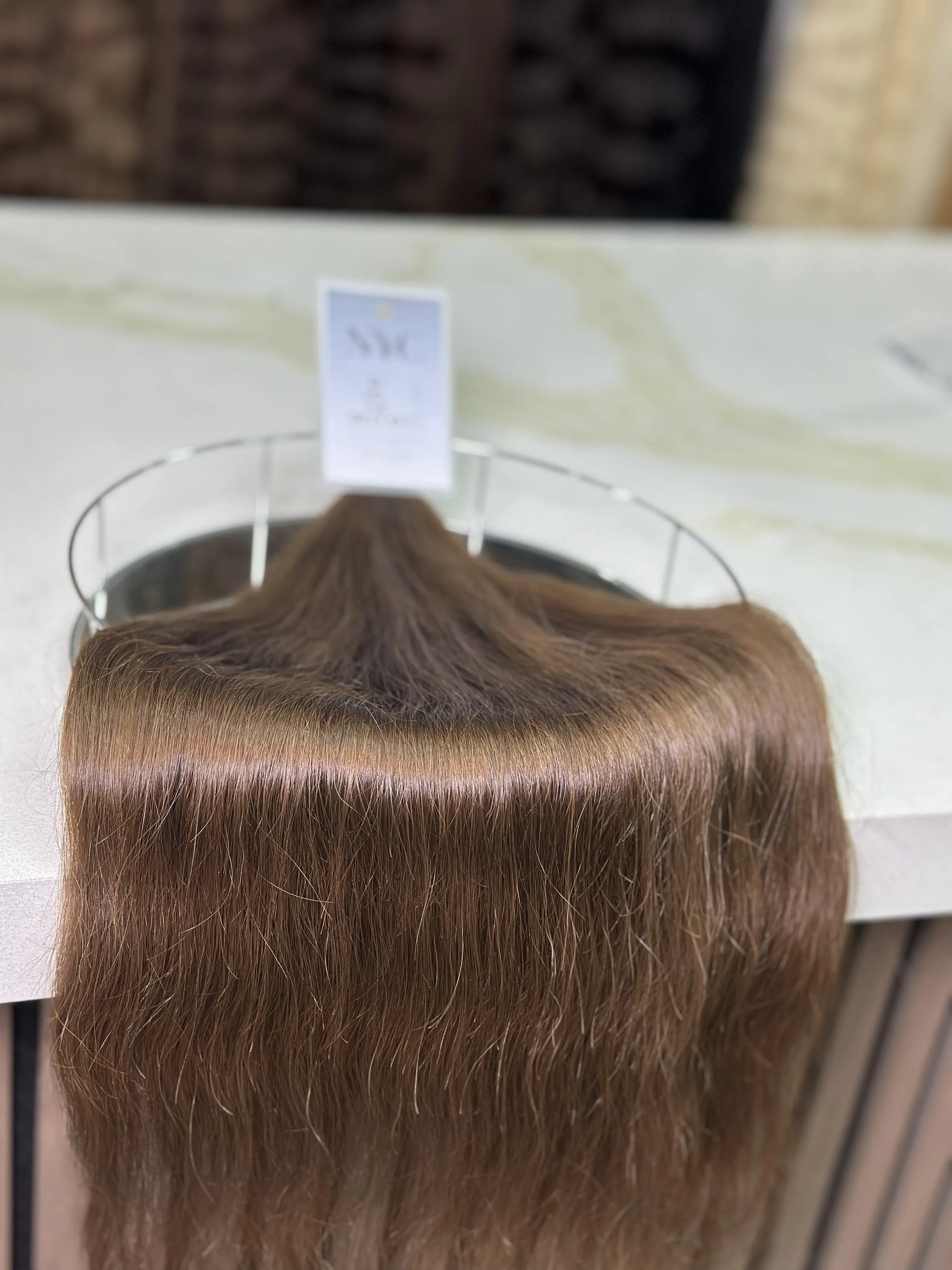 K-tip Slavic hair, colored, wavy 24 inch, 149gr, 210str