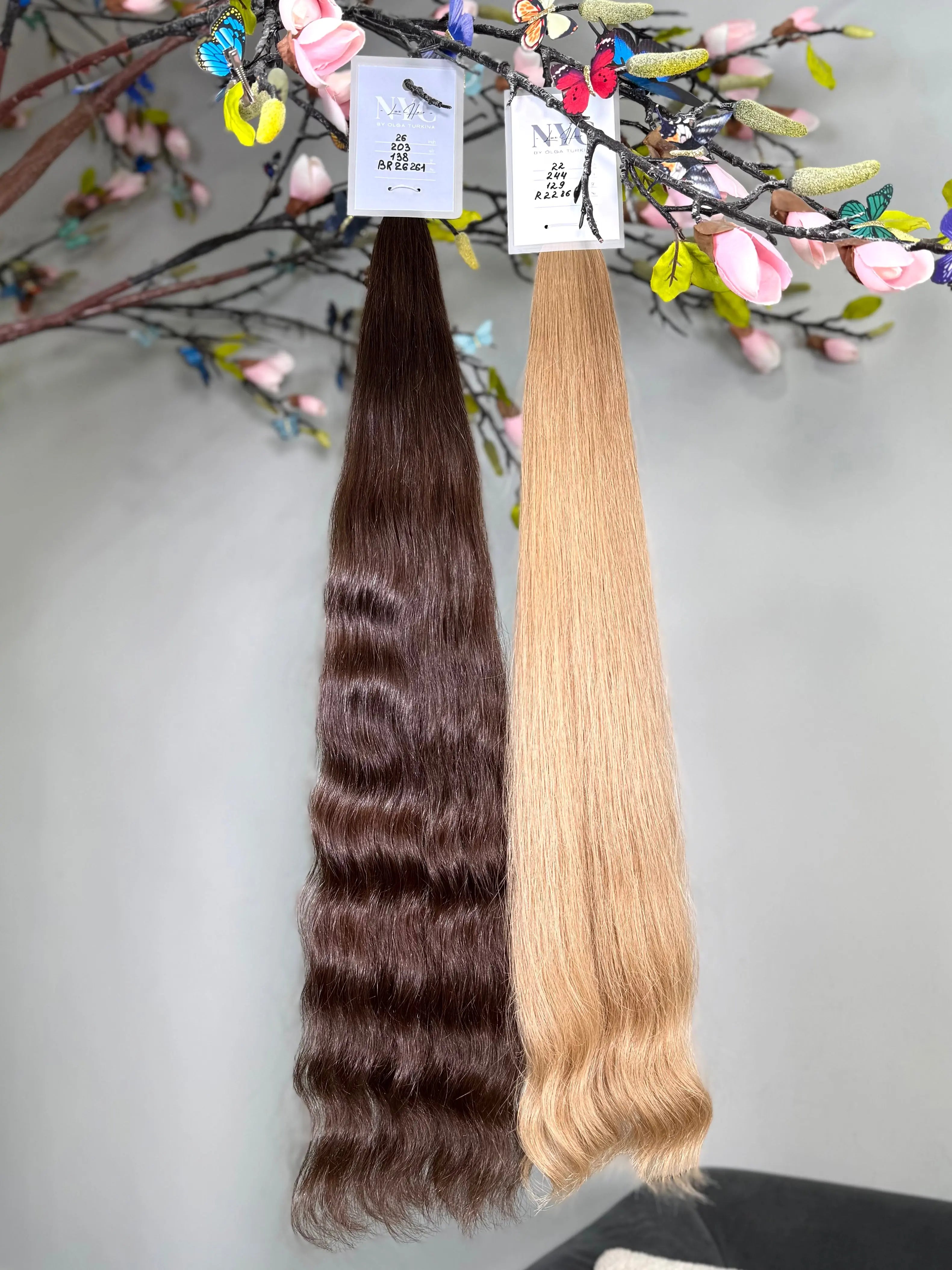 K-tip Slavic Hair Bundle - 4 Pieces, 524gr Total LUXHAIRNYCSHOP