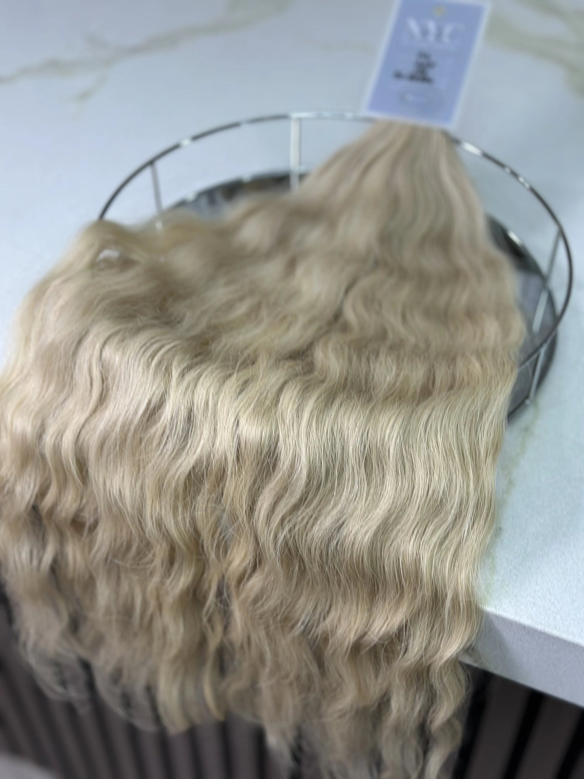 K-tip Slavic hair, colored, wavy 26 inch, 154gr, 225str