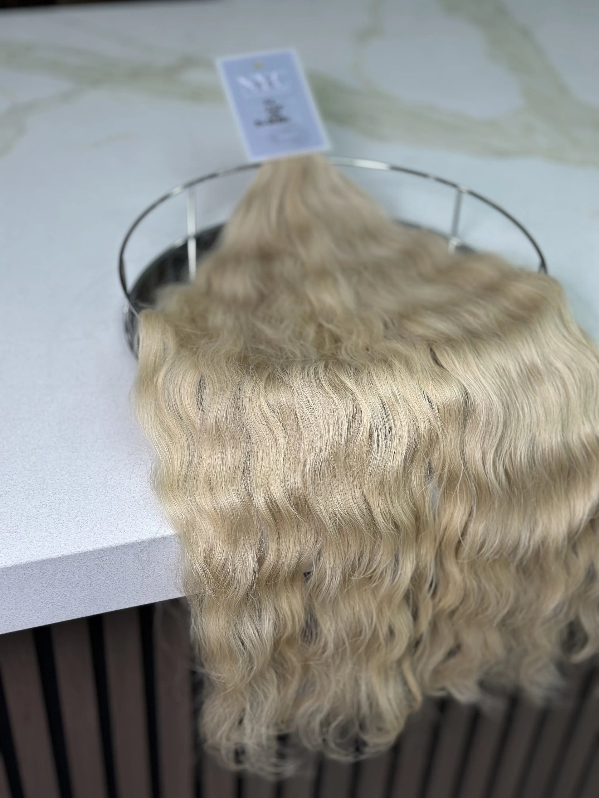 K-tip Slavic hair, colored, wavy 26 inch, 154gr, 225str