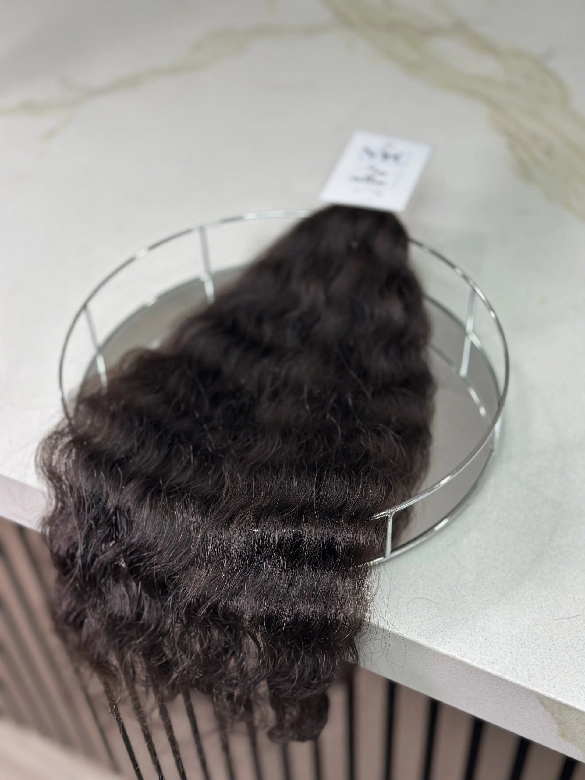 K-tip Slavic hair, colored, curly 22 inch, 86gr, 170str