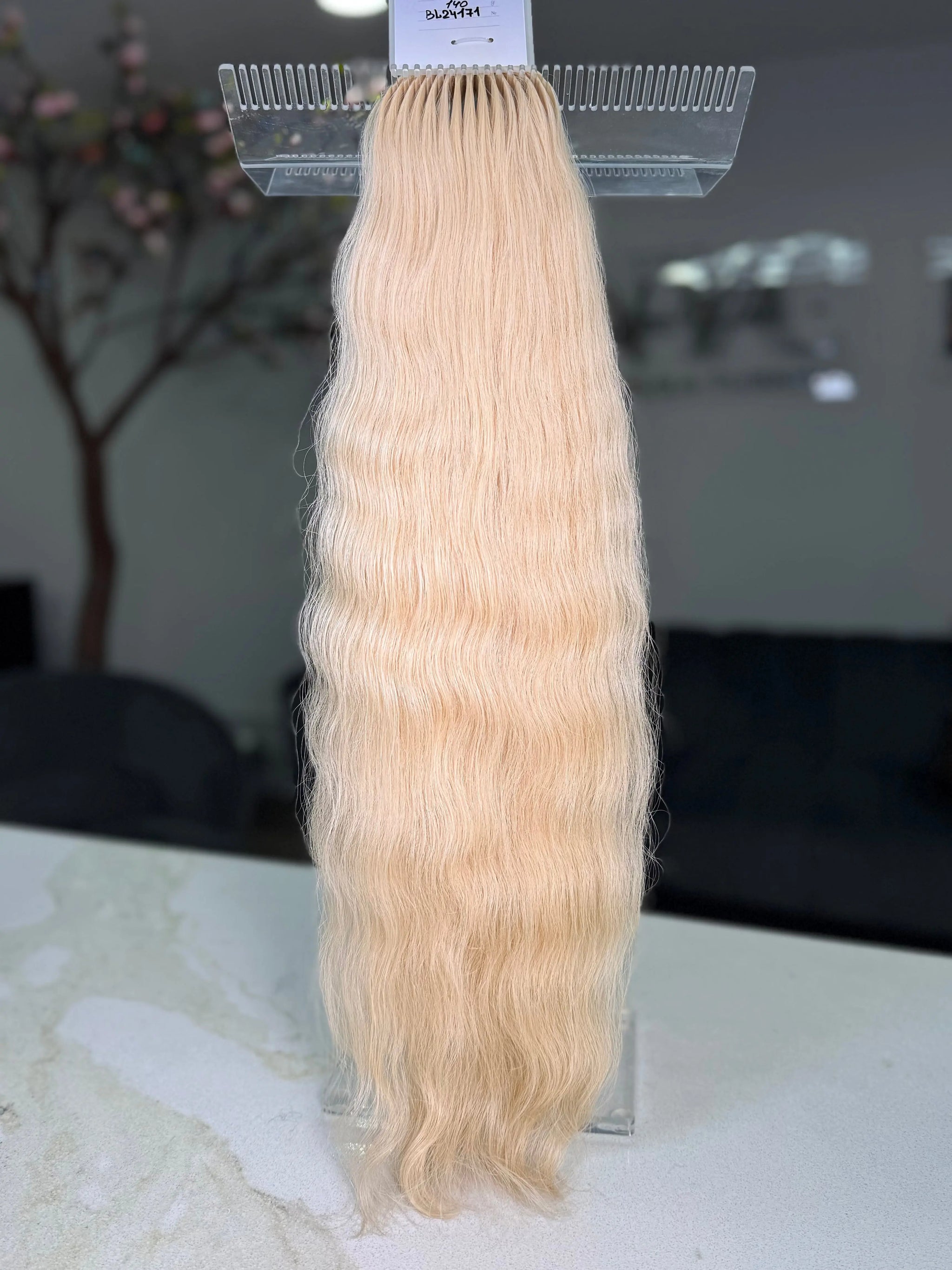 K-tip Slavic Hair Bundle - 4 Pieces, 524gr Total LUXHAIRNYCSHOP