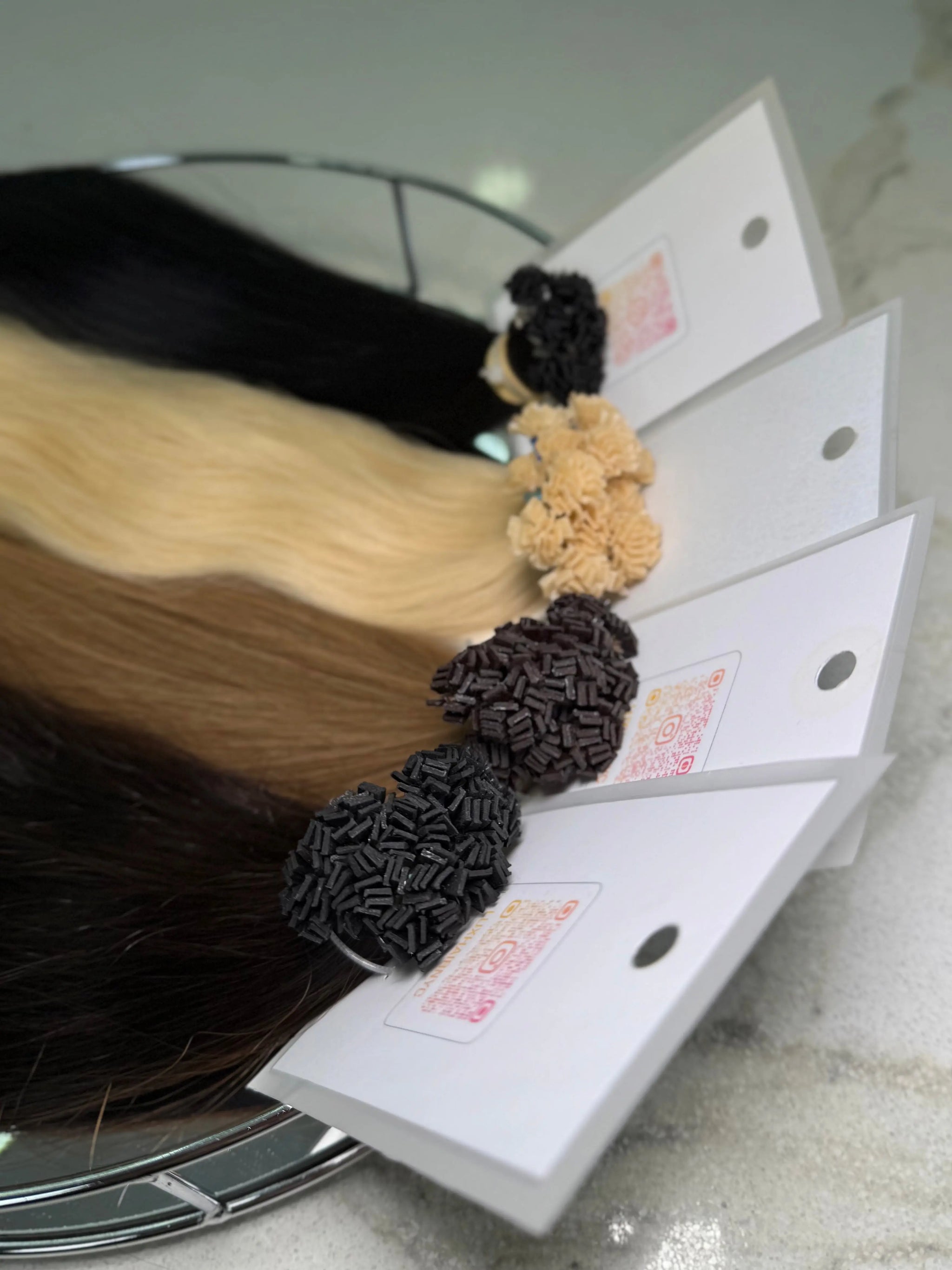 K-tip Slavic Hair Bundle - 4 Pieces, 524gr Total LUXHAIRNYCSHOP