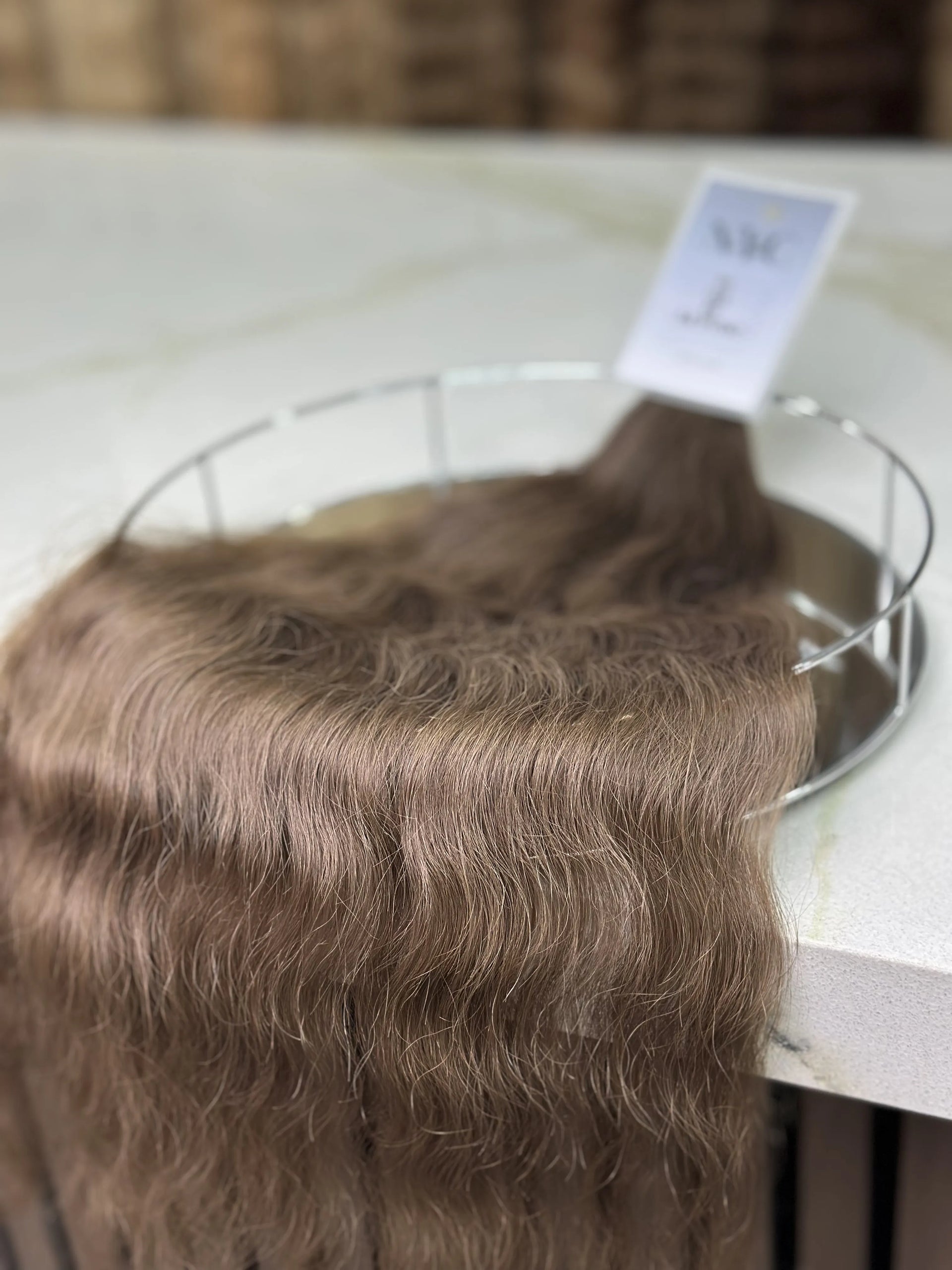 K-tip Slavic hair, colored, wavy 24 inch, 85gr, 138str