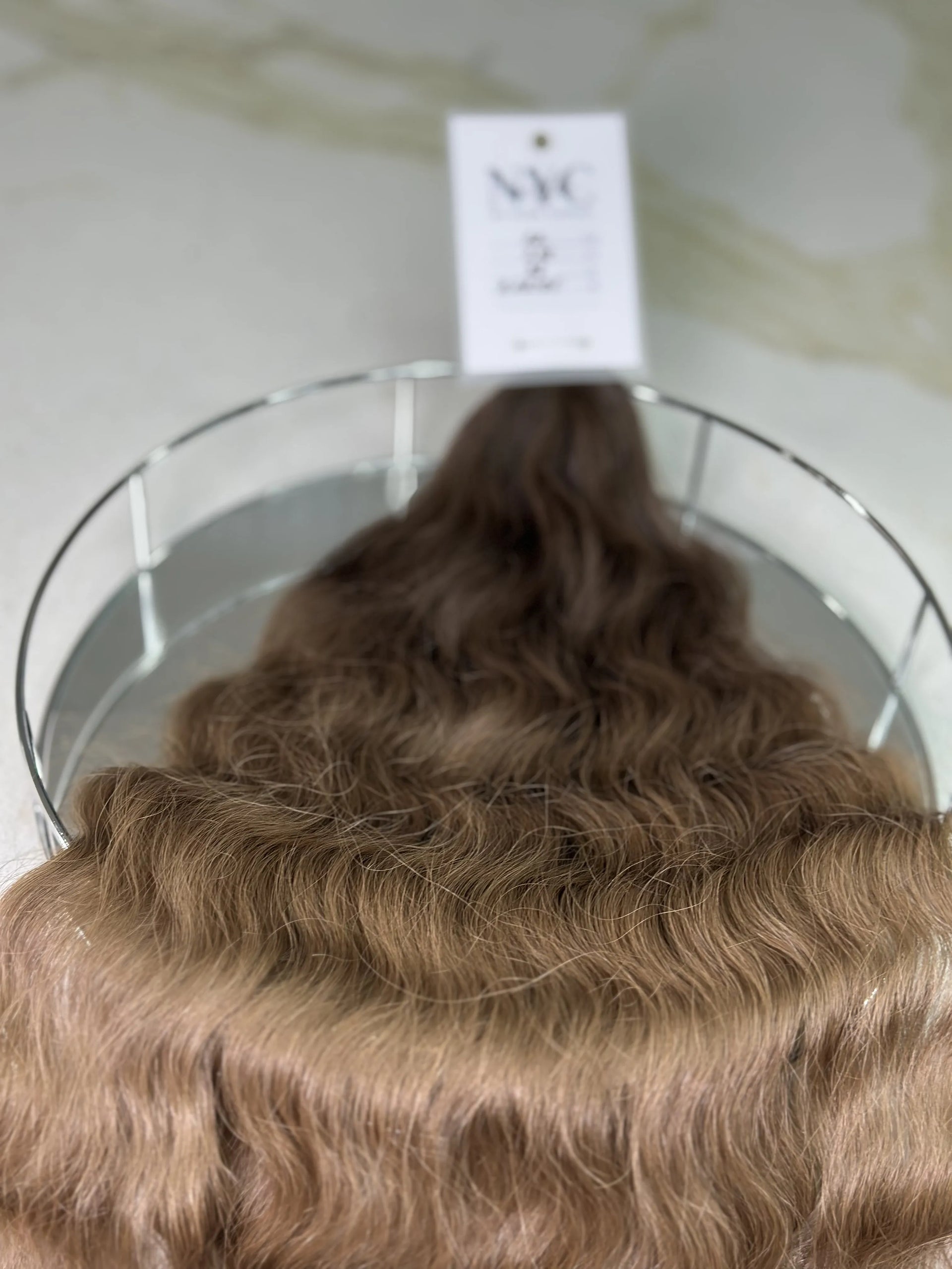 K-tip Slavic hair, colored, wavy 22 inch, 98gr, 208str