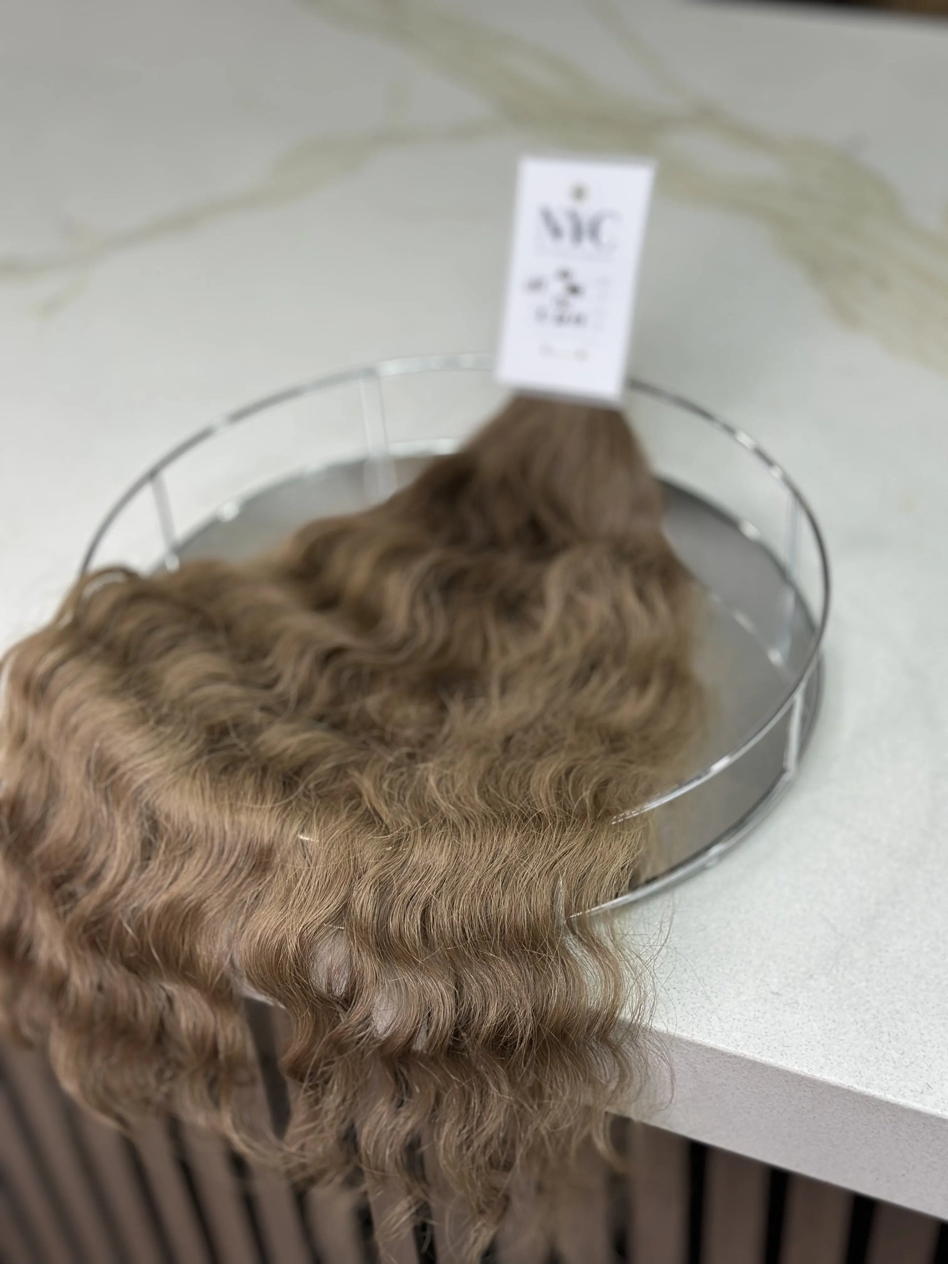 K-tip Slavic hair, colored, curly 20 inch, 79gr, 158str