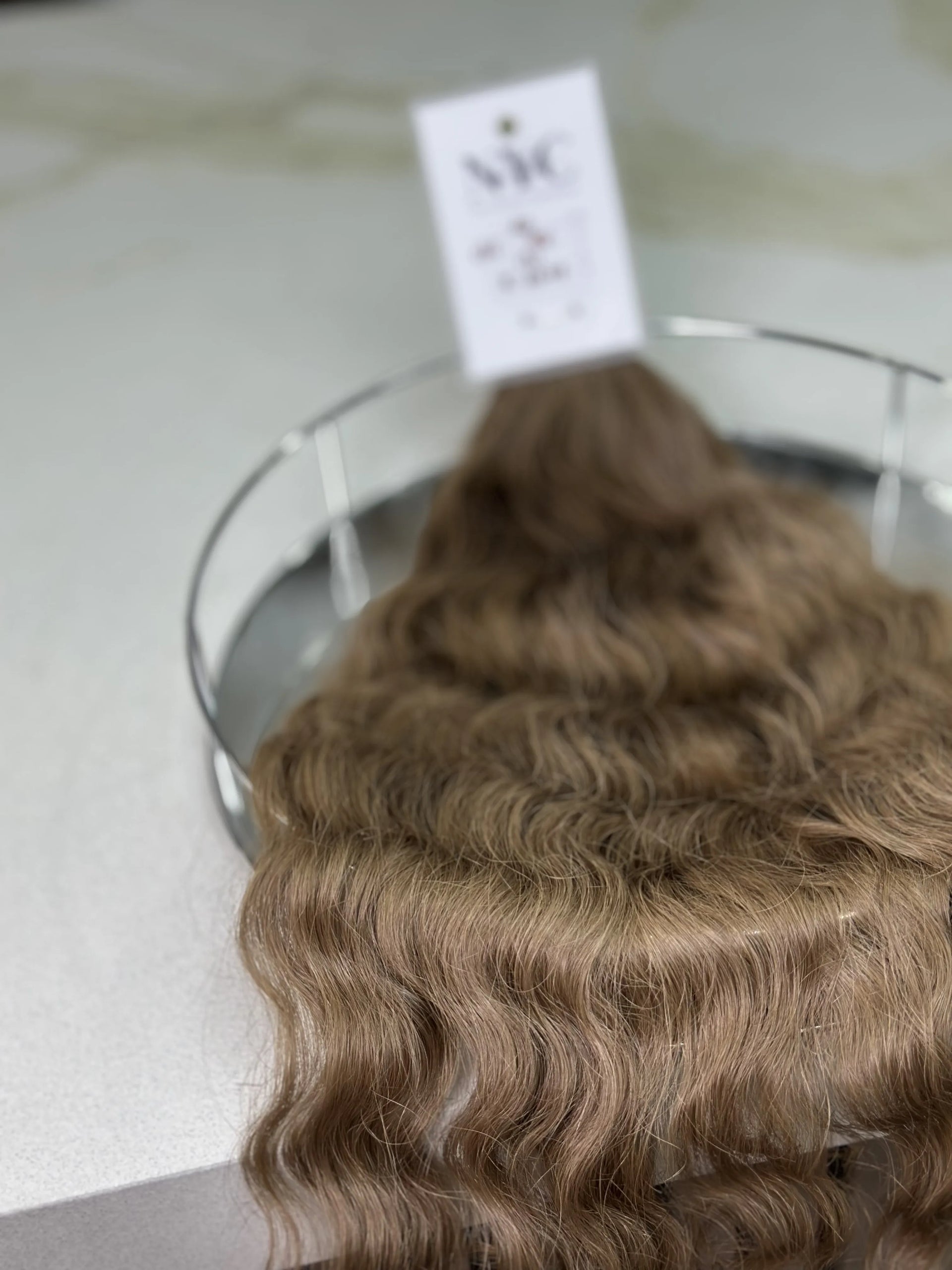 K-tip Slavic hair, colored, curly 20 inch, 79gr, 158str