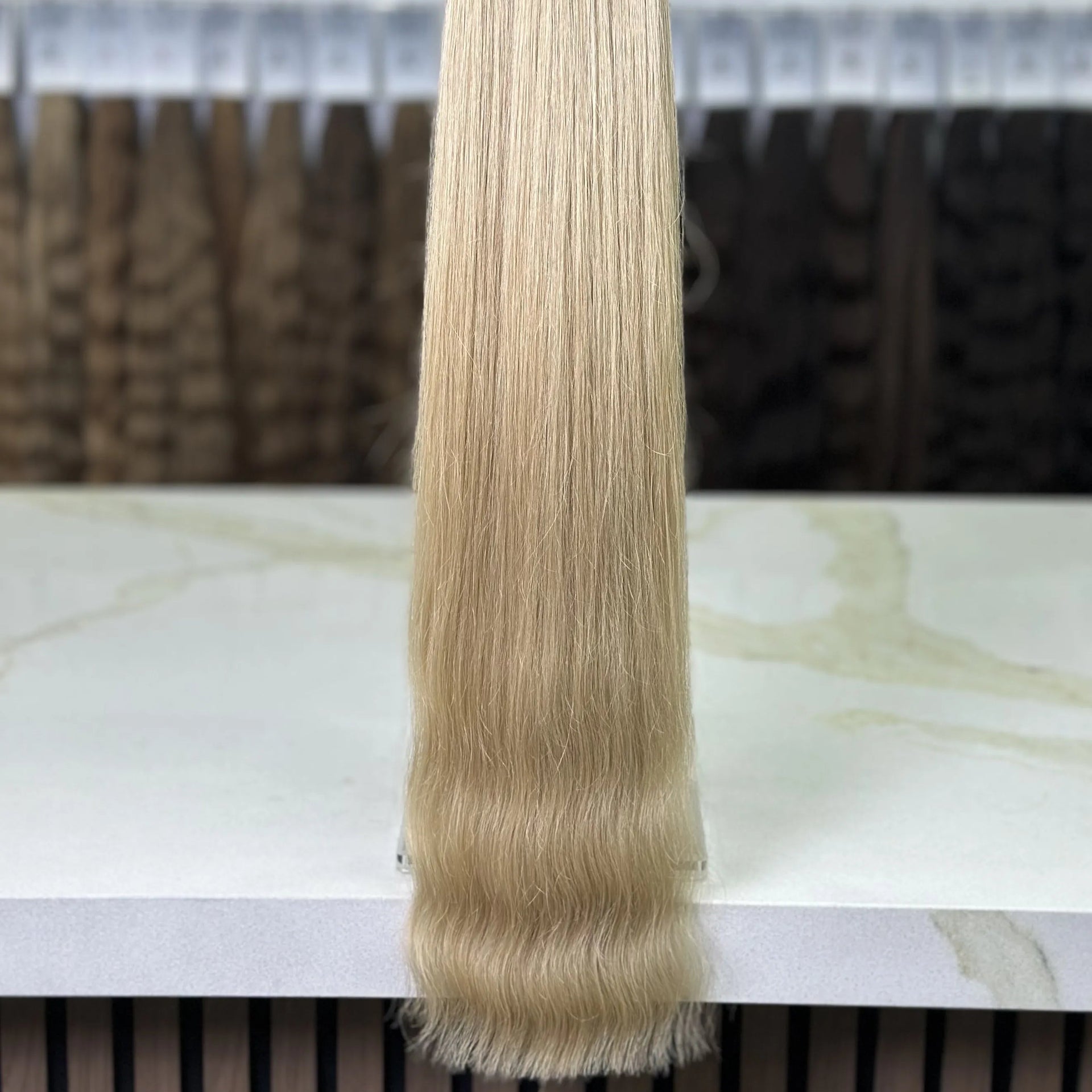 K-tip Slavic hair, colored, wavy 26 inch, 120gr, 180str