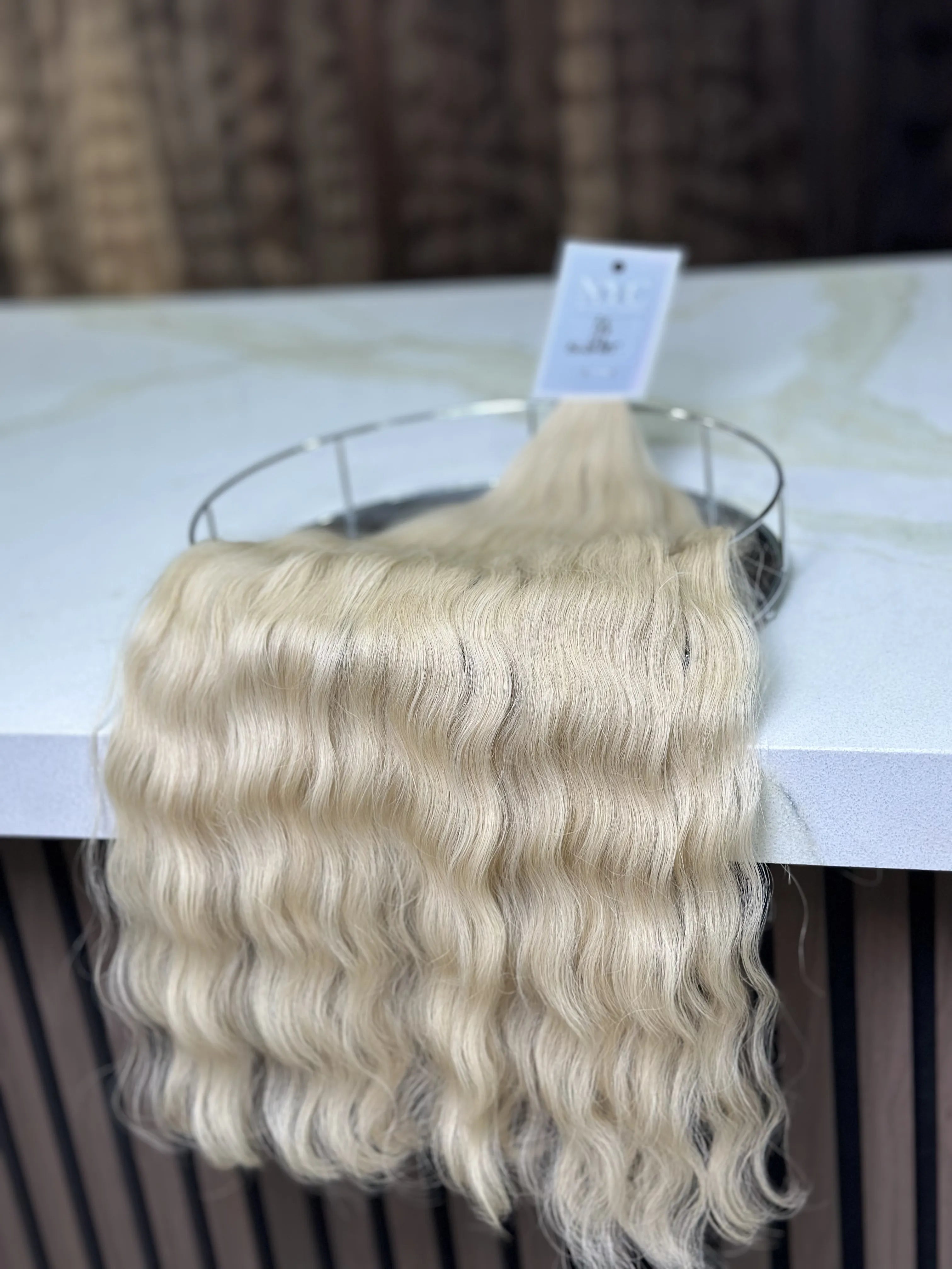 K-tip Slavic hair, colored, wavy 26 inch, 136gr, 186str - LUXHAIRNYCSHOP