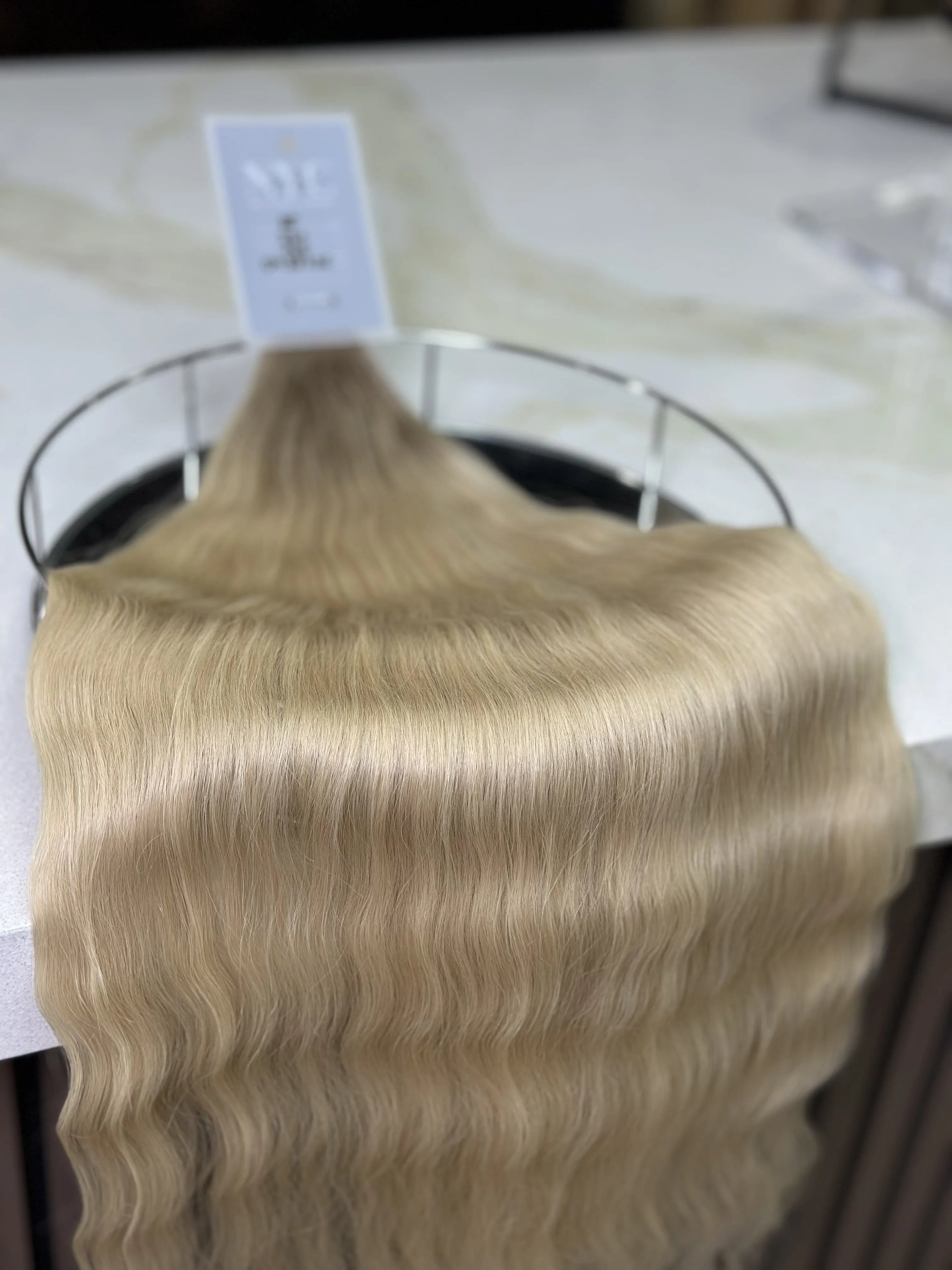 K-tip Slavic hair, colored, wavy 26 inch, 135gr, 221str