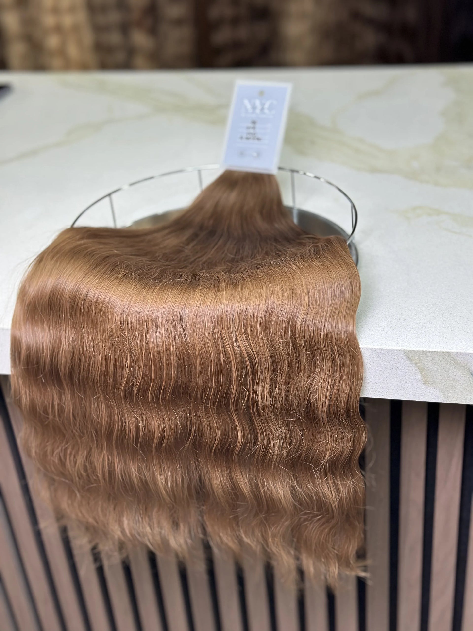 K-tip Slavic hair, colored, wavy 26 inch, 75gr, 140str
