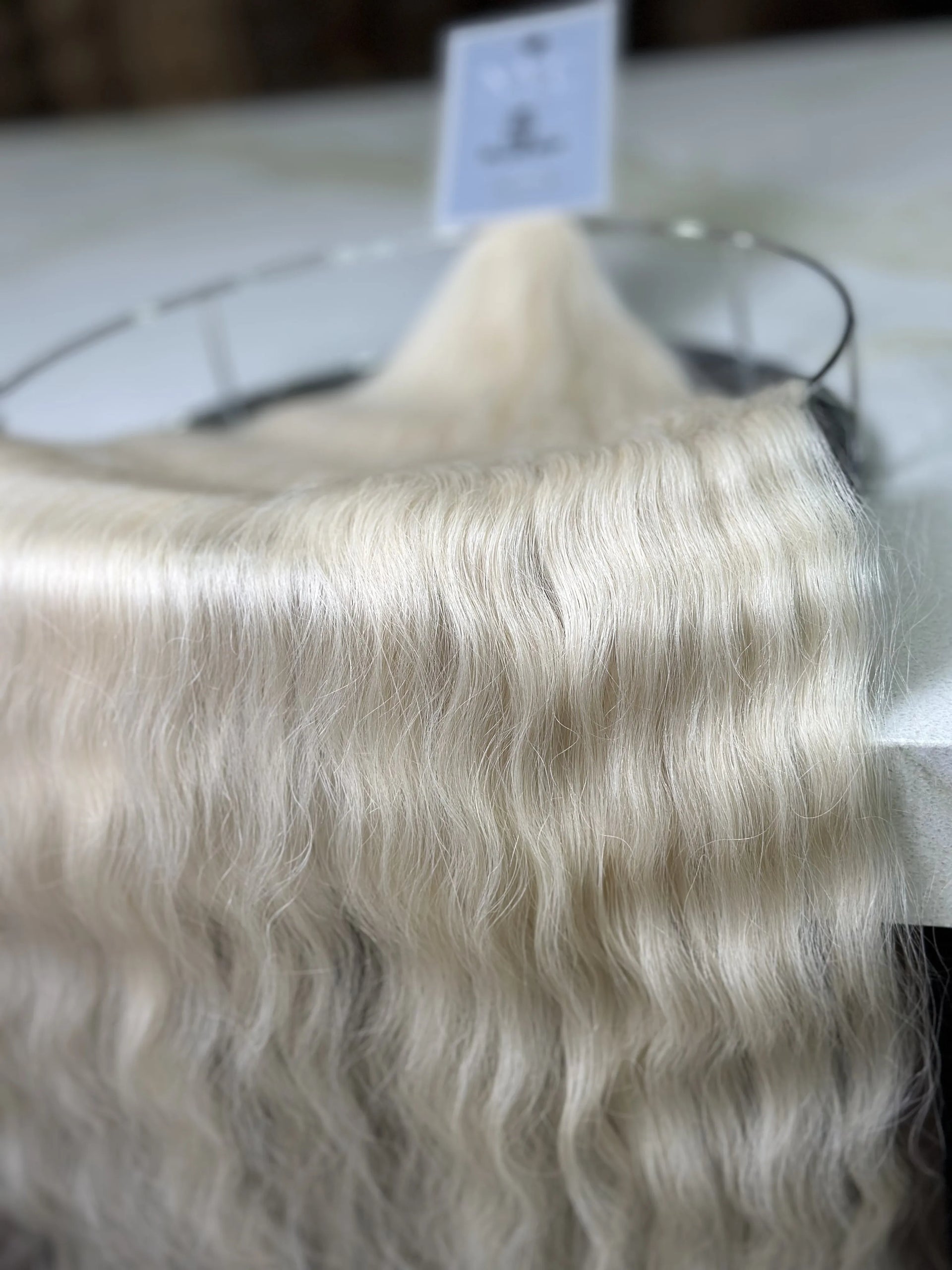 K-tip Slavic hair, colored, wavy 26 inch, 128gr, 193str