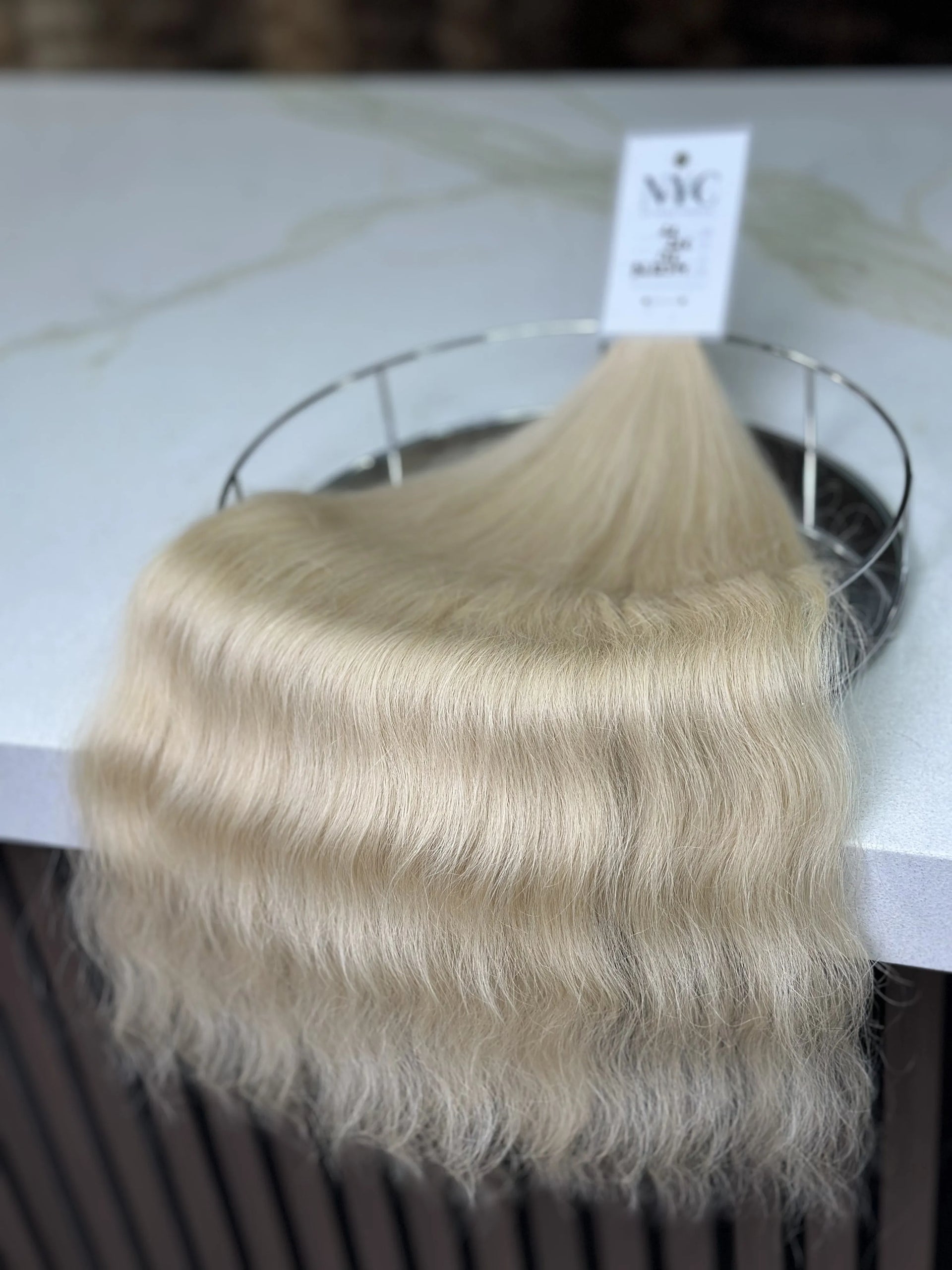 K-tip Slavic hair, colored, wavy 22 inch, 135gr, 226str