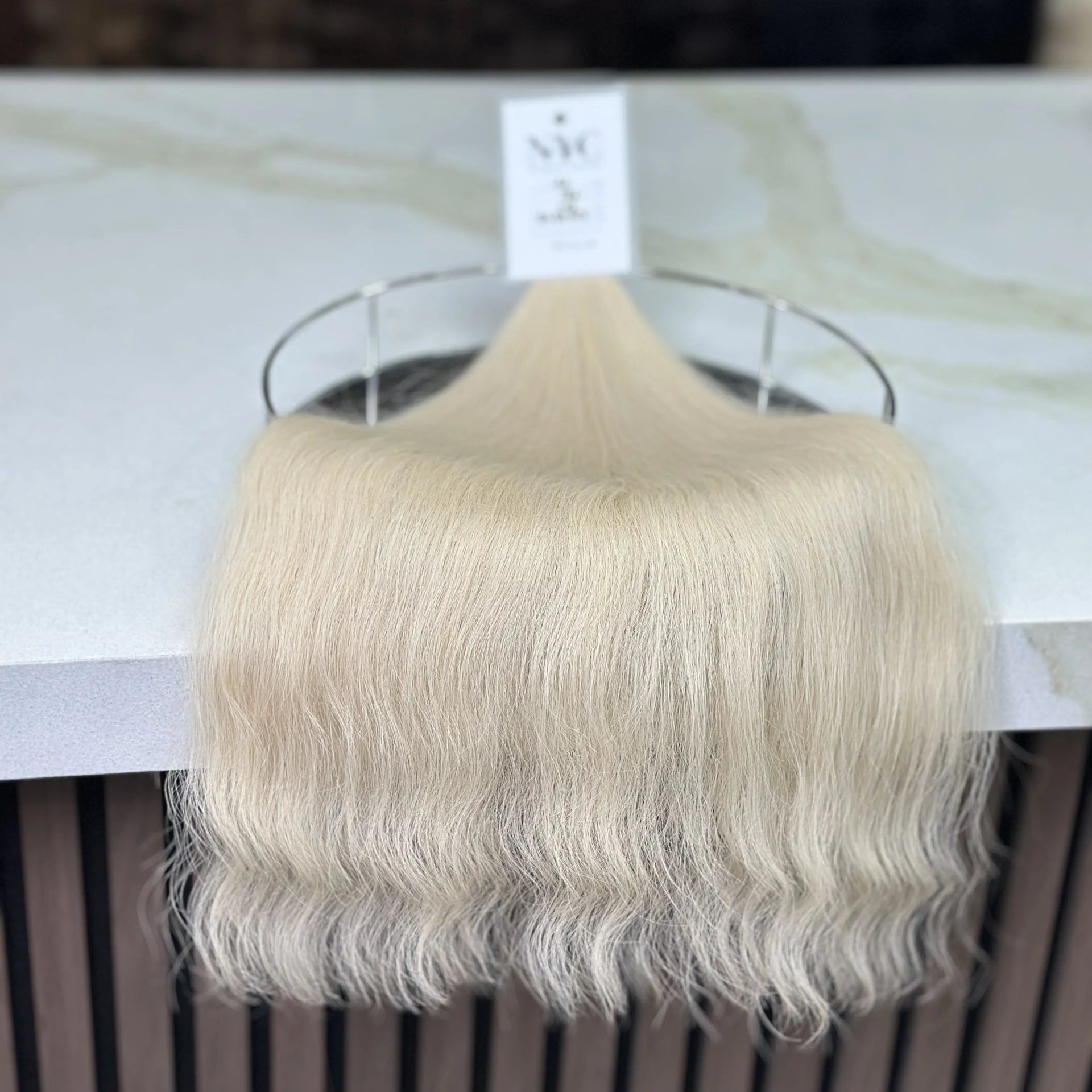 K-tip Slavic hair, colored, wavy 22 inch, 118r, 182str