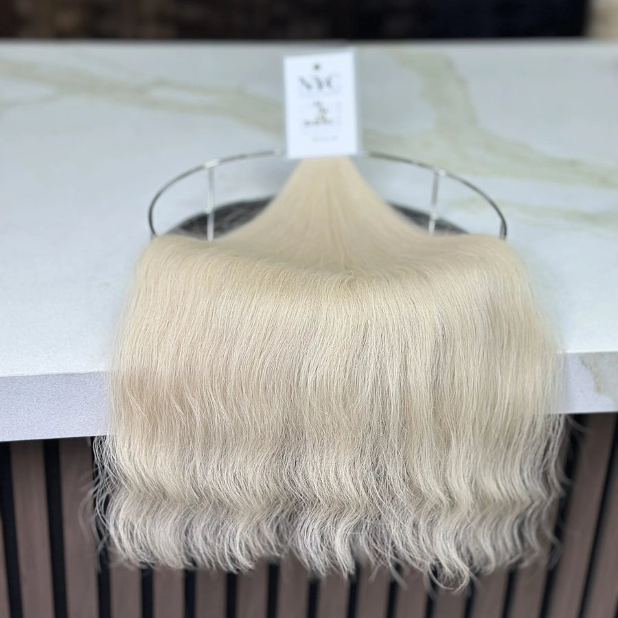 K-tip Slavic hair, colored, wavy 22 inch, 118r, 182str