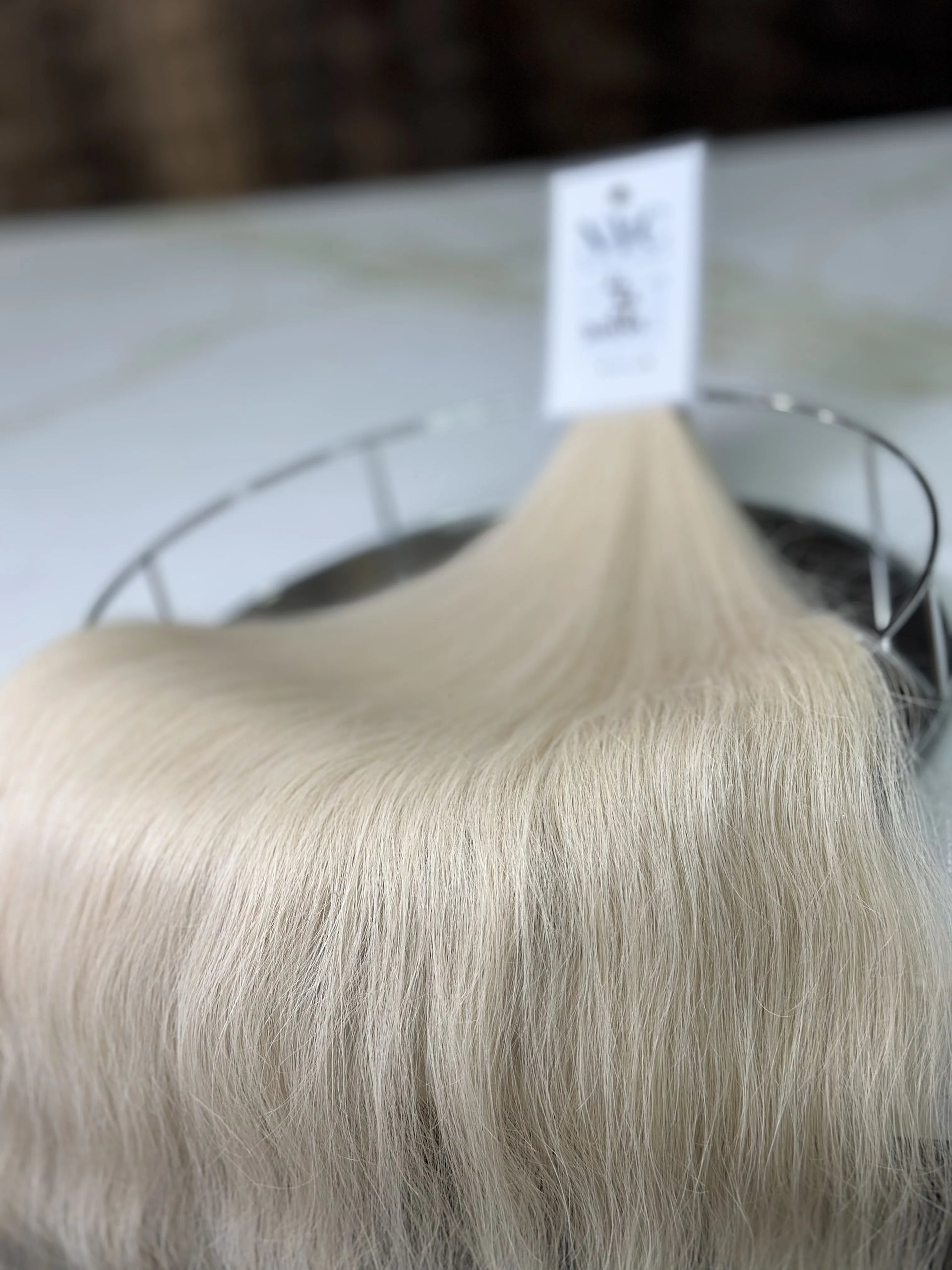 K-tip Slavic hair, colored, wavy 22 inch, 118r, 182str