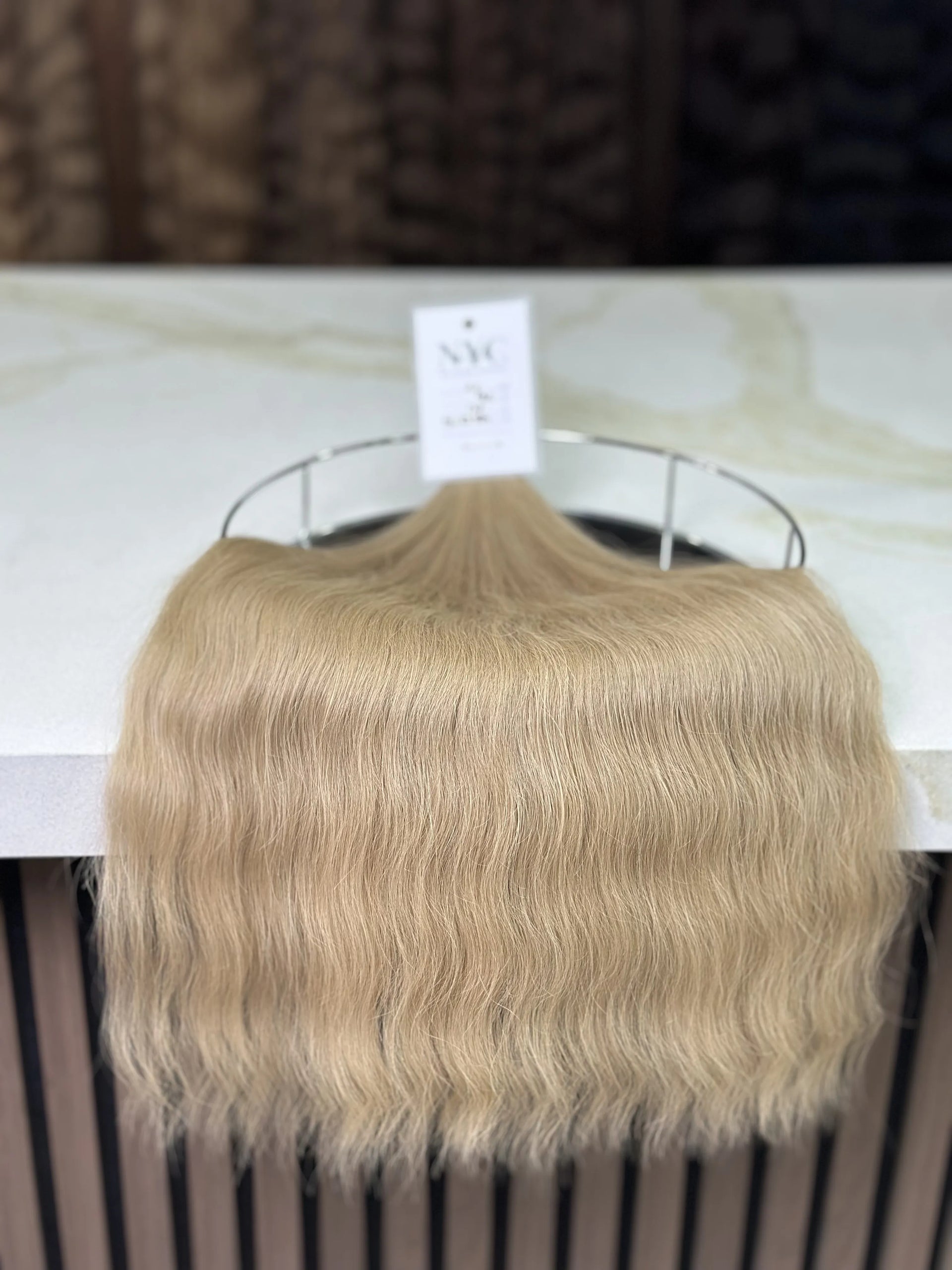 K-tip Slavic hair, colored, wavy 22 inch, 134gr, 192str