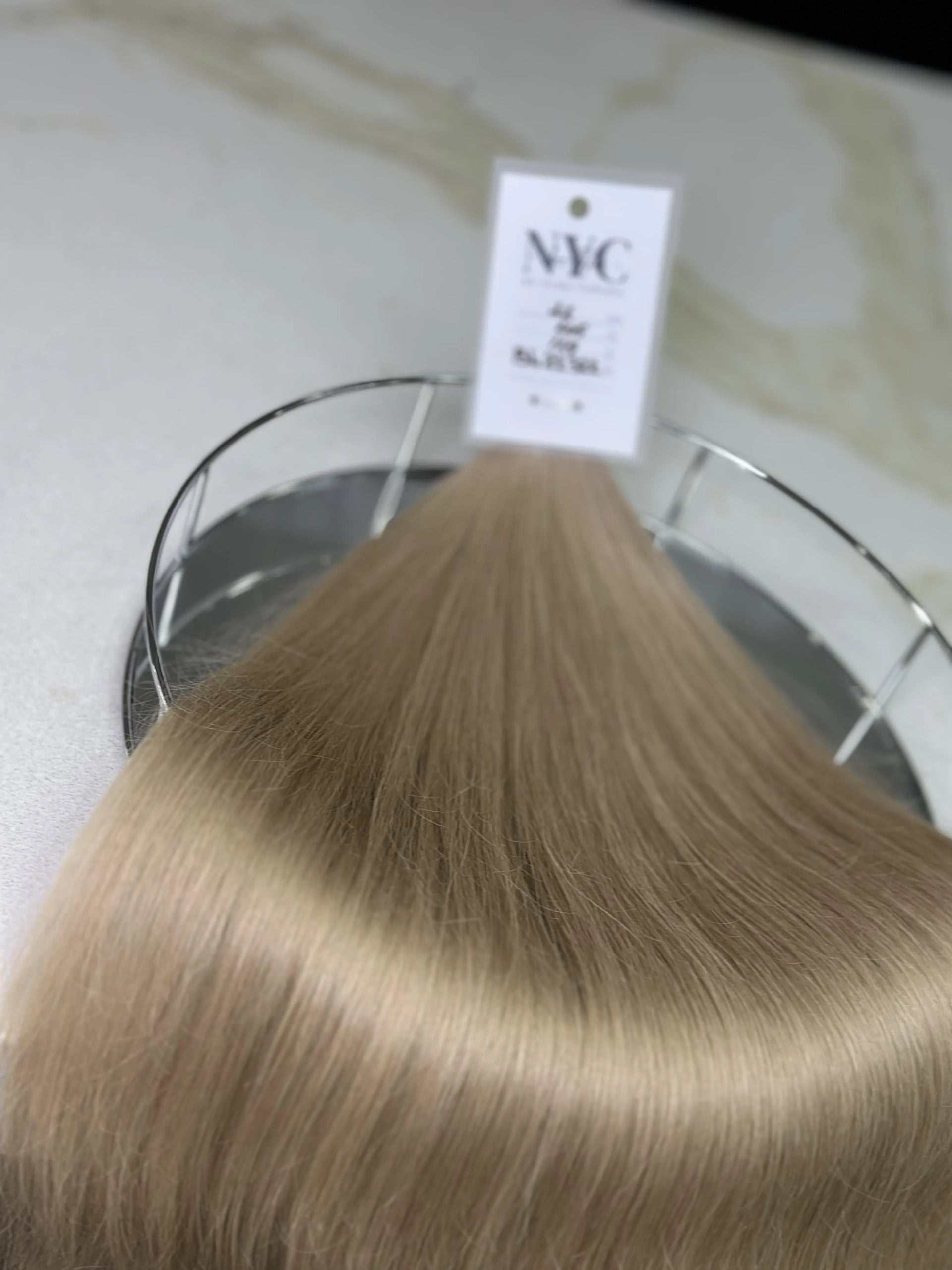 K-tip Slavic hair, colored, wavy 22 inch, 129gr, 205 str